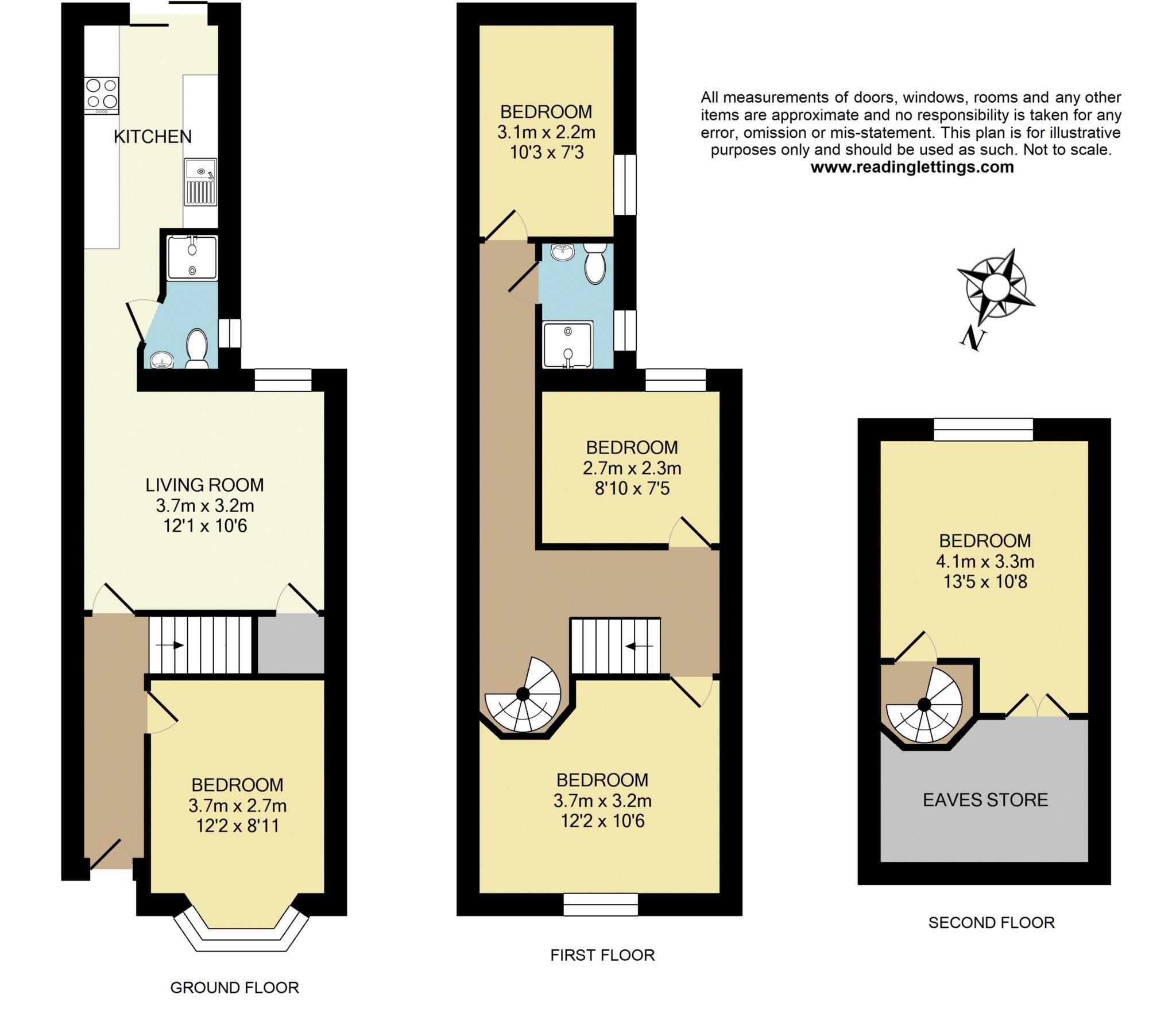 Cardigan Gardens, Reading floorplan