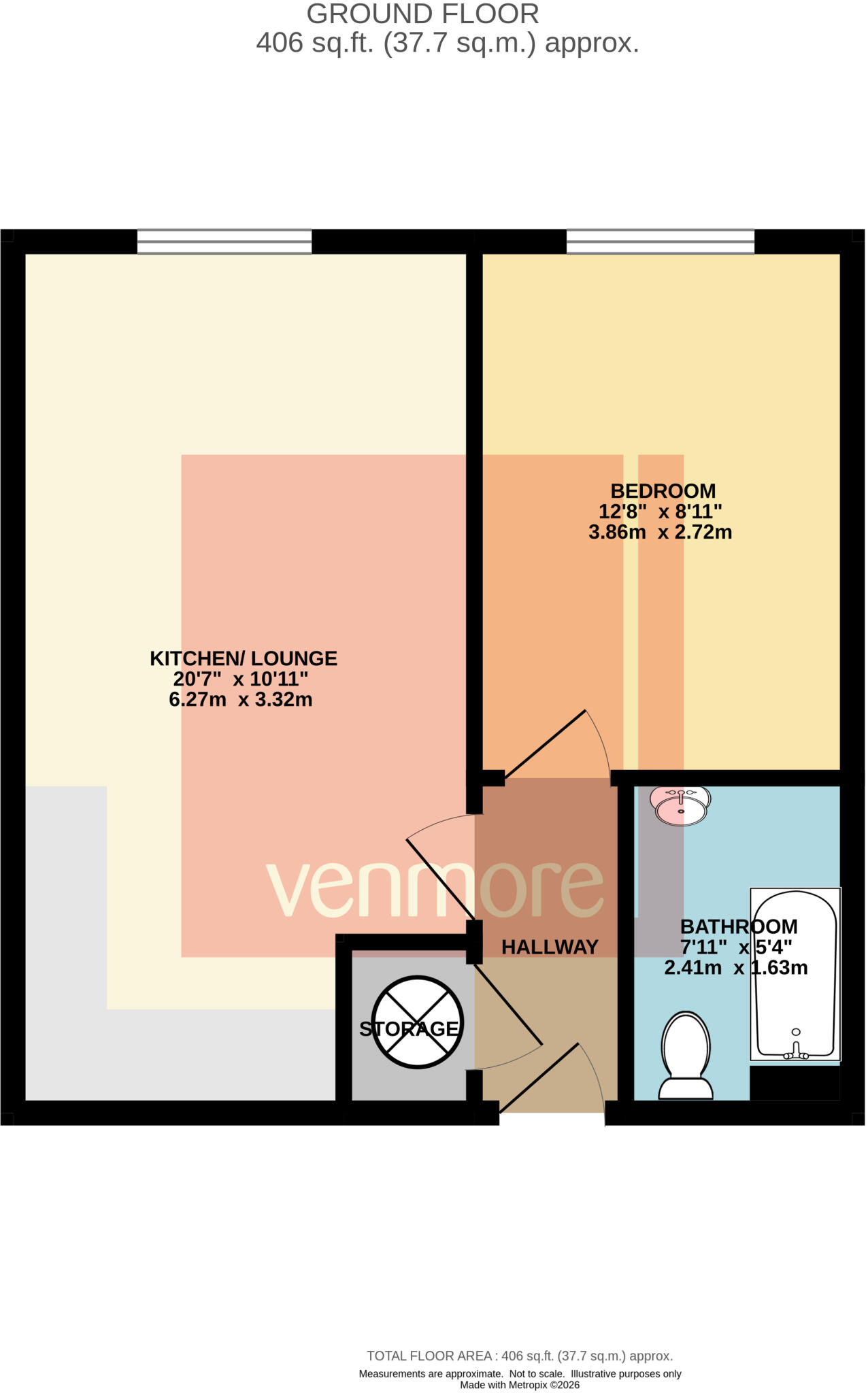 Lowbridge Court, Garston, Liverpool, Merseyside, L19 floorplan