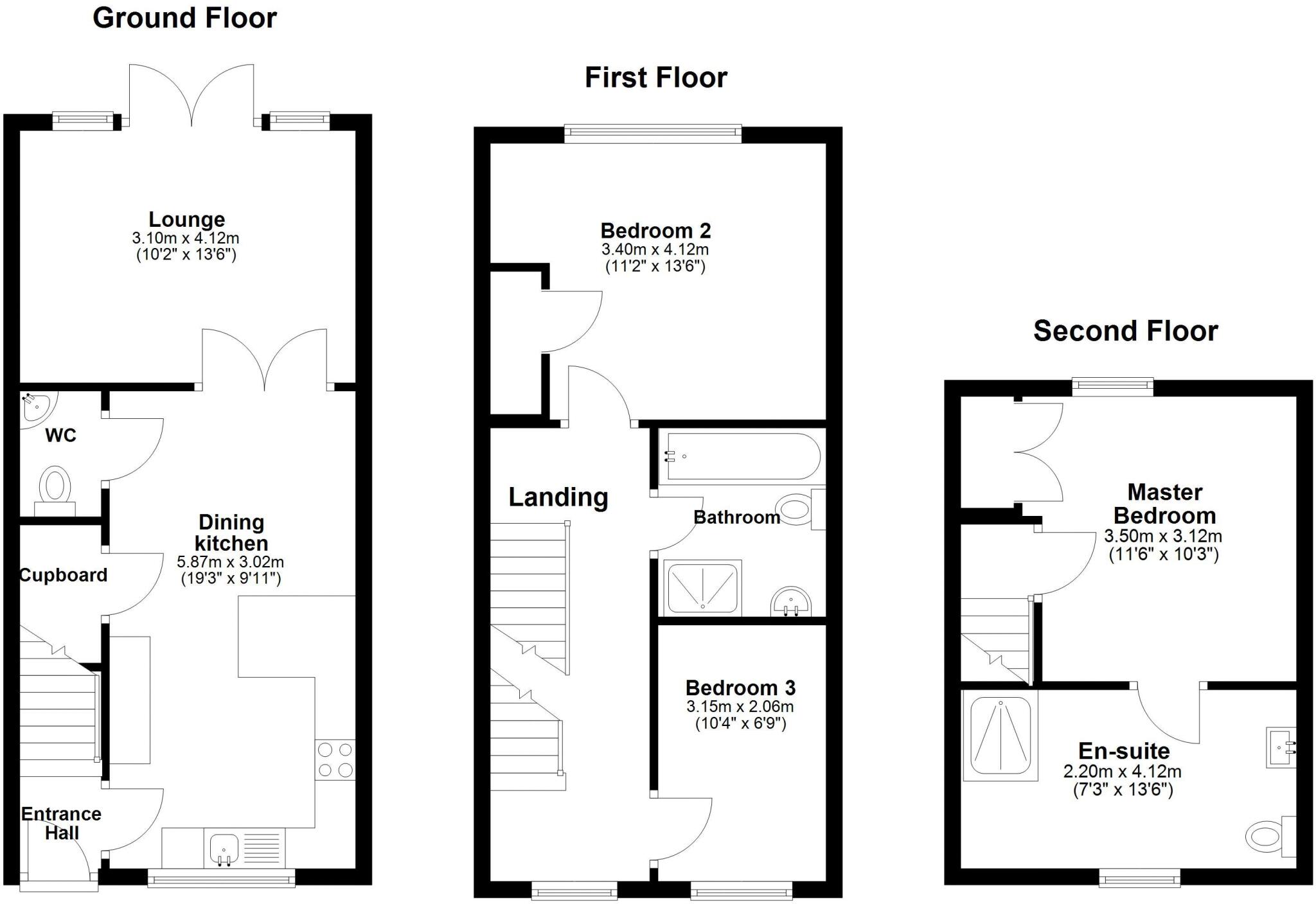 Whitehouse Close, Holmfield floorplan