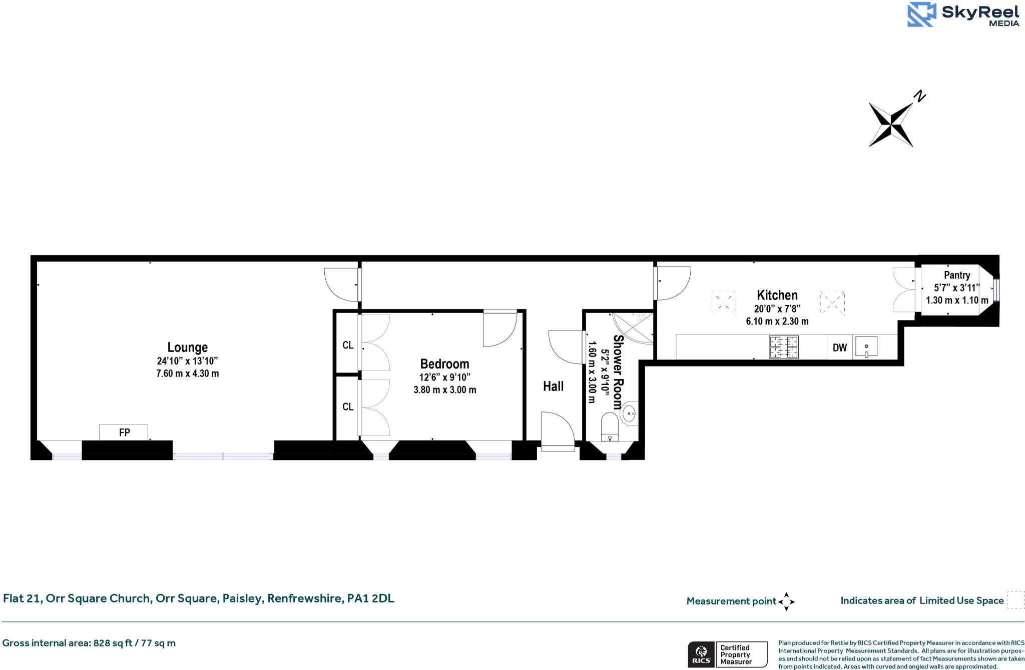 Orr Square, Paisley, Renfrewshire floorplan
