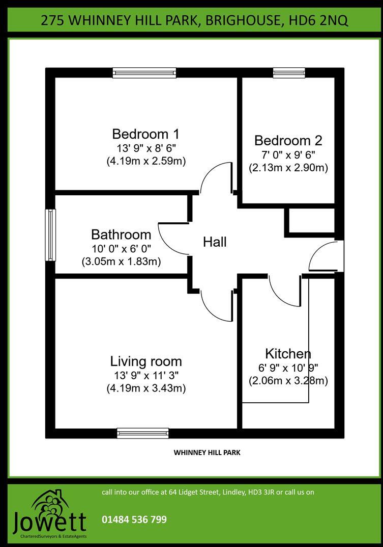 275, Whinney Hill Park, Brighouse floorplan