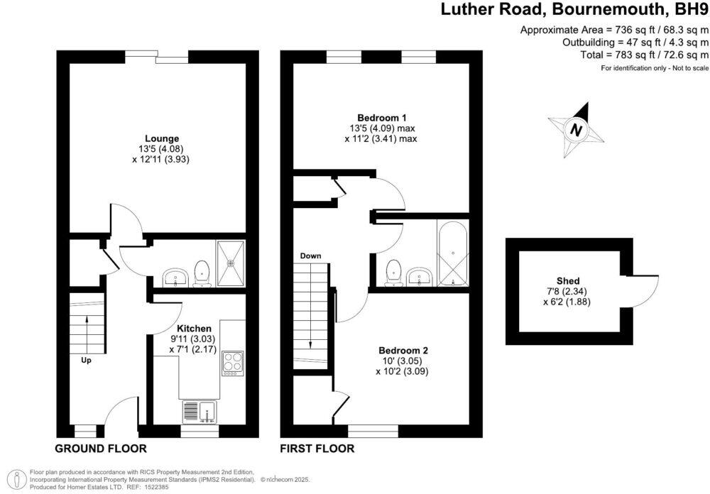 Sal Mews, Luther Road, BH9 floorplan