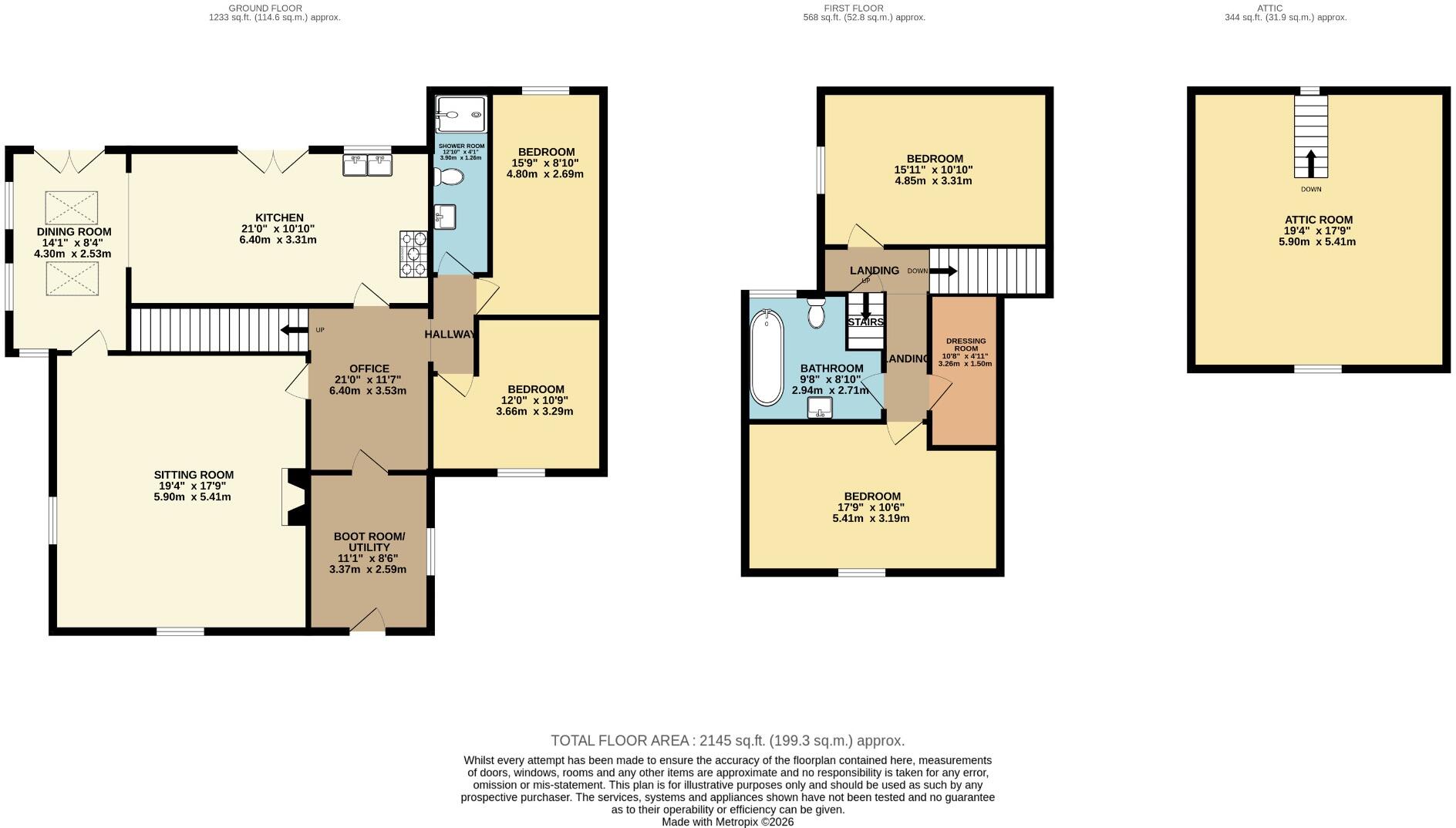 Rose Cottage Lower Mill, Hebden Bridge, HX7 floorplan
