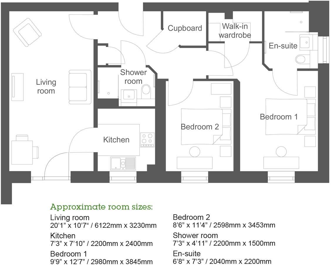 Pinewood Gardens Southborough, Tunbridge Wells, Kent, TN4 0FN floorplan