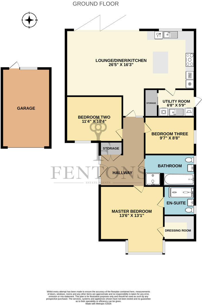 Abbigail Gardens, East Clacton floorplan