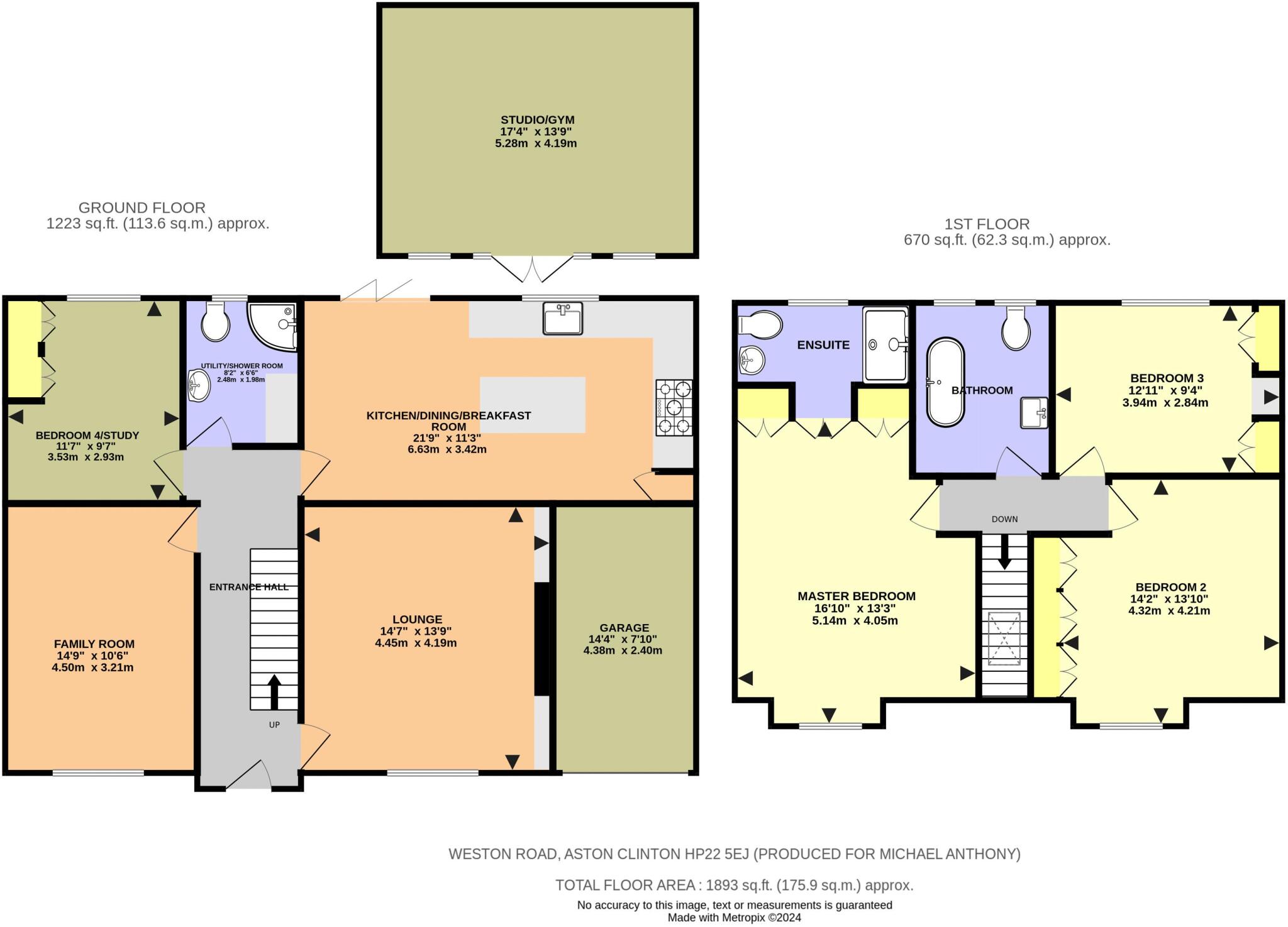 Weston Road, Aston Clinton floorplan