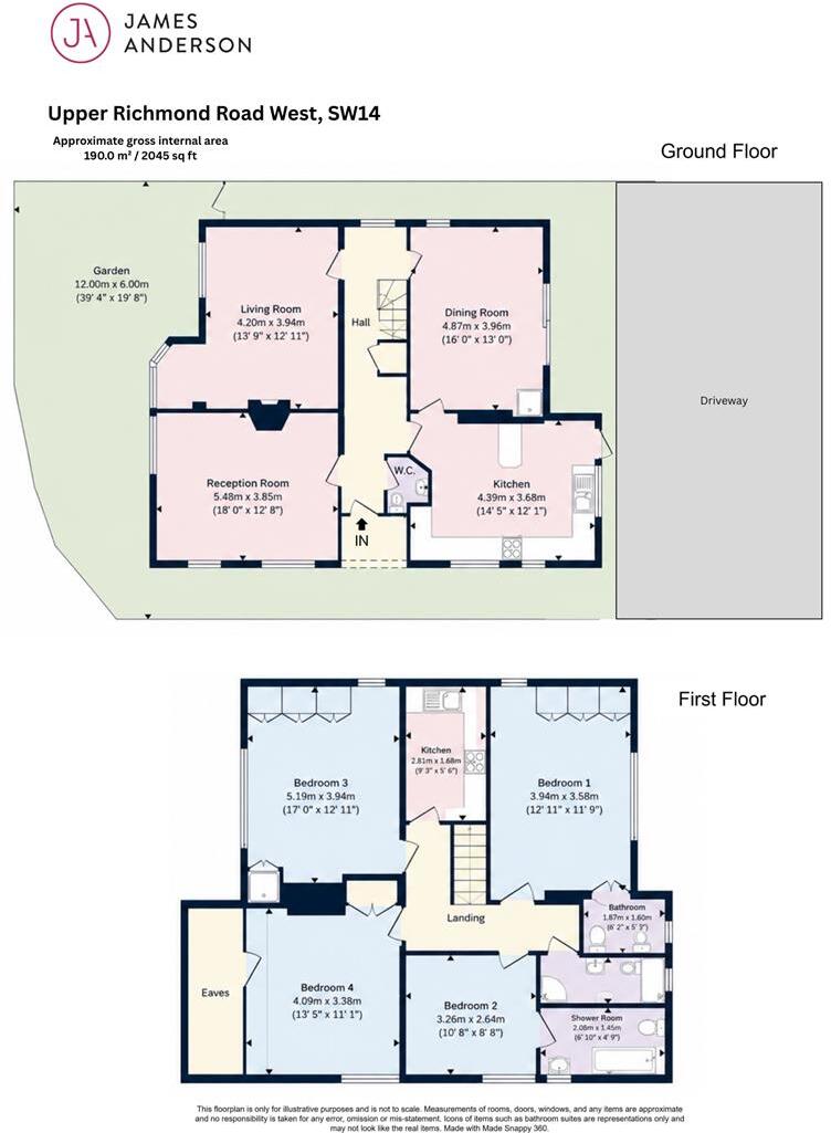 Upper Richmond Road West, Richmond, TW10 floorplan