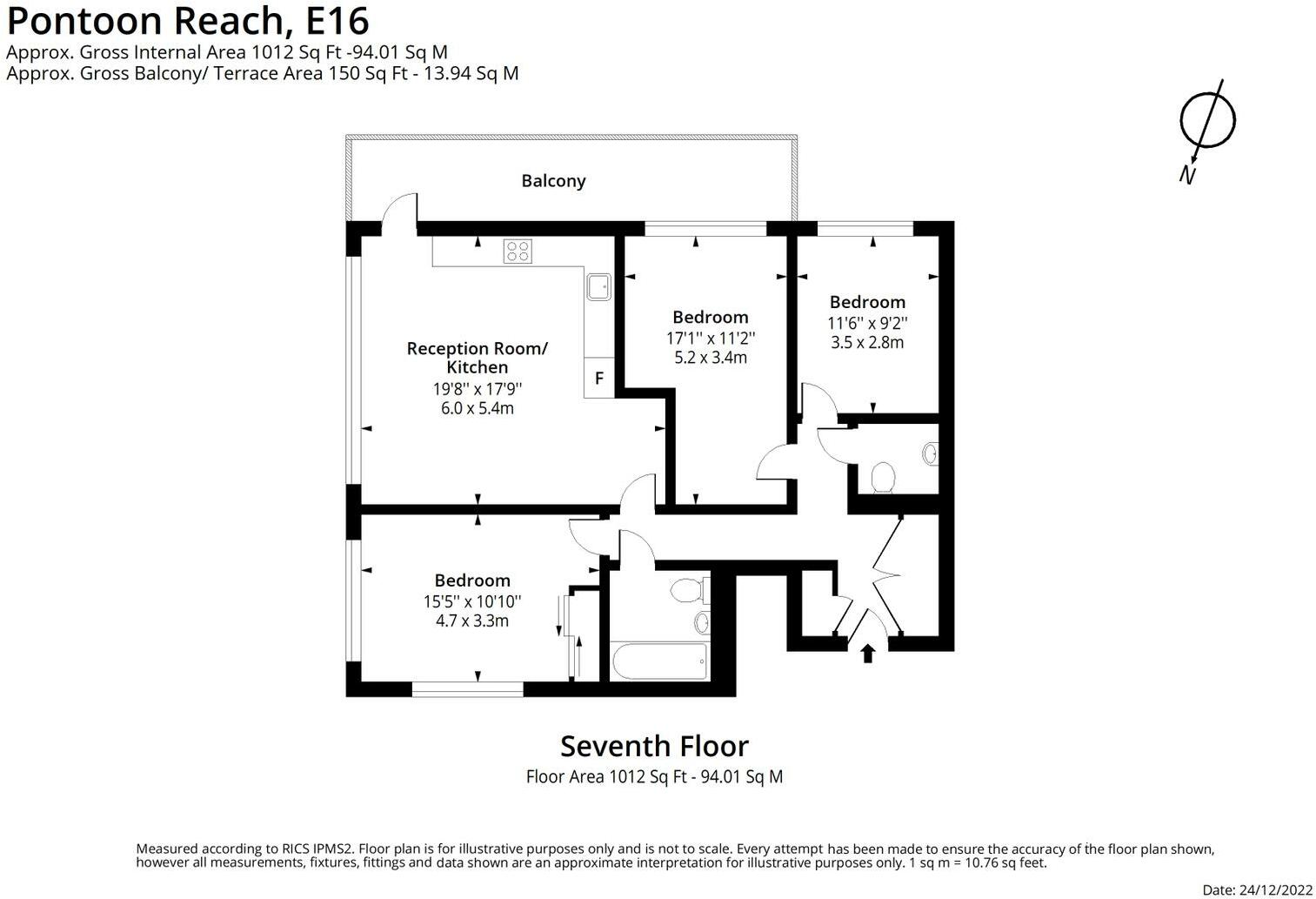 27, Pontoon Reach, Thames Road, London, E16 floorplan