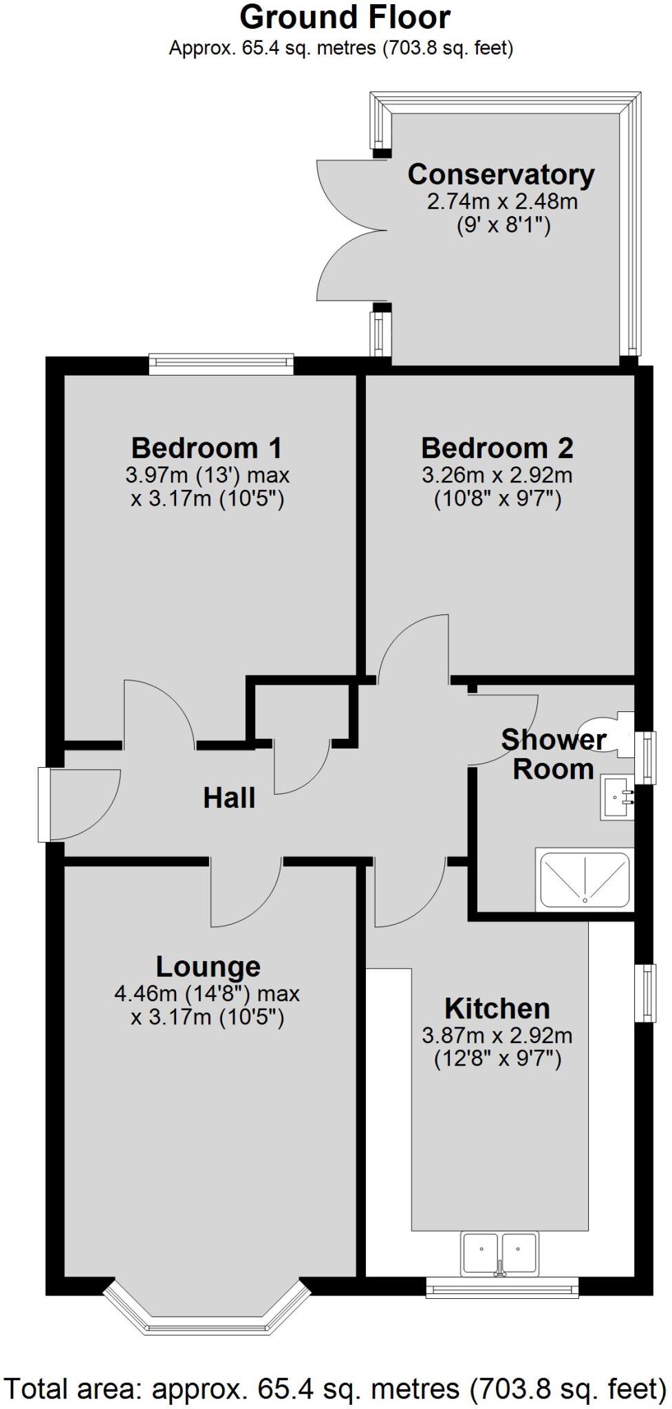 Ropewalk, Wragby floorplan