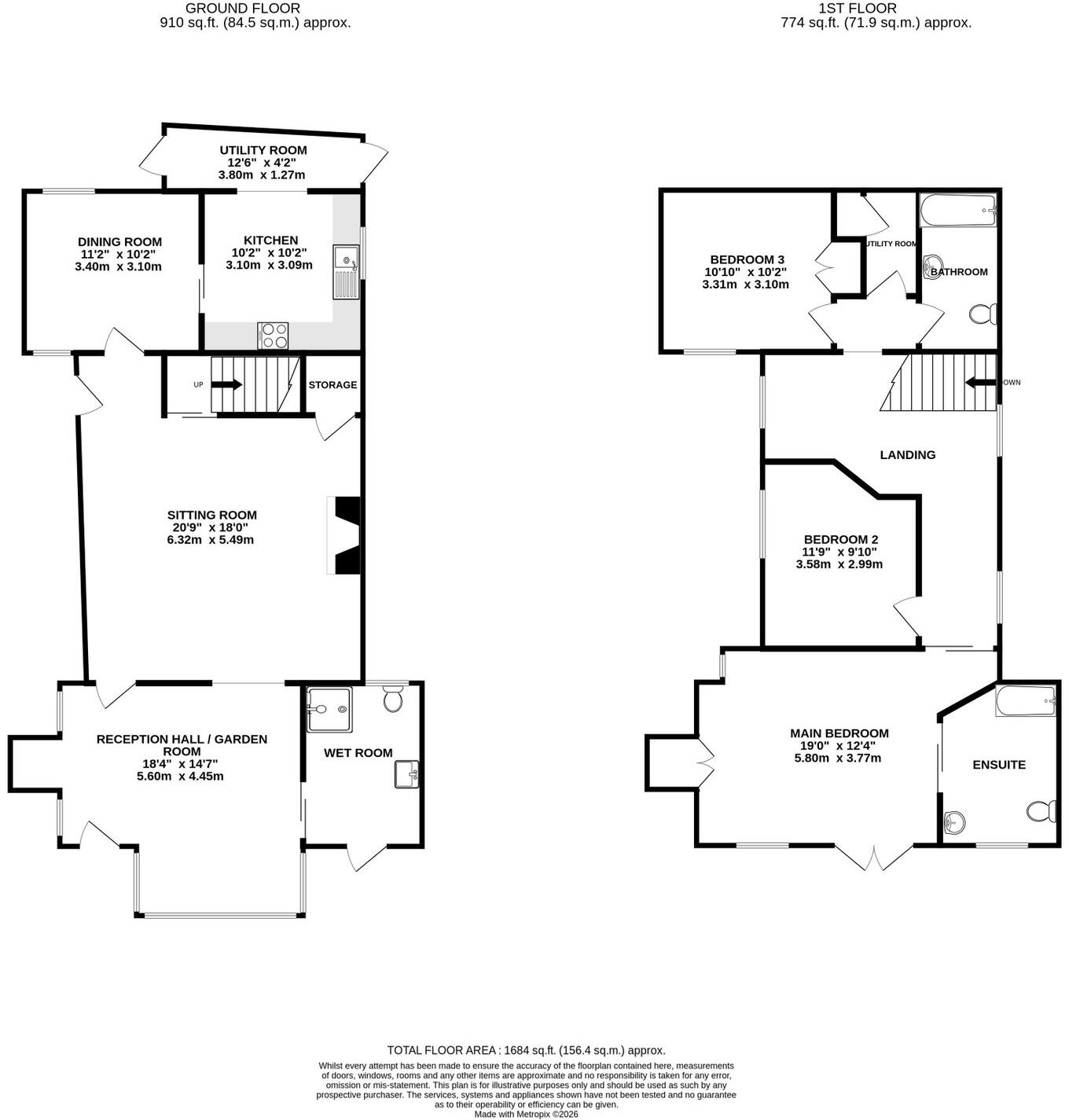 Upleadon, Gloucestershire, GL18 1EL floorplan