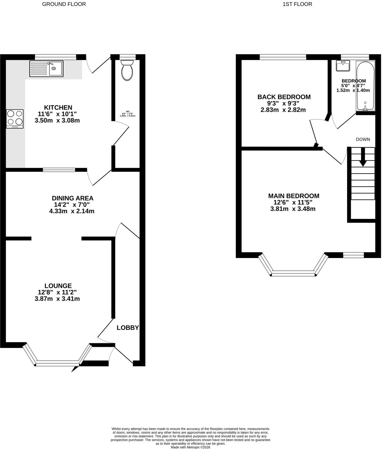 County Road South, Hull floorplan