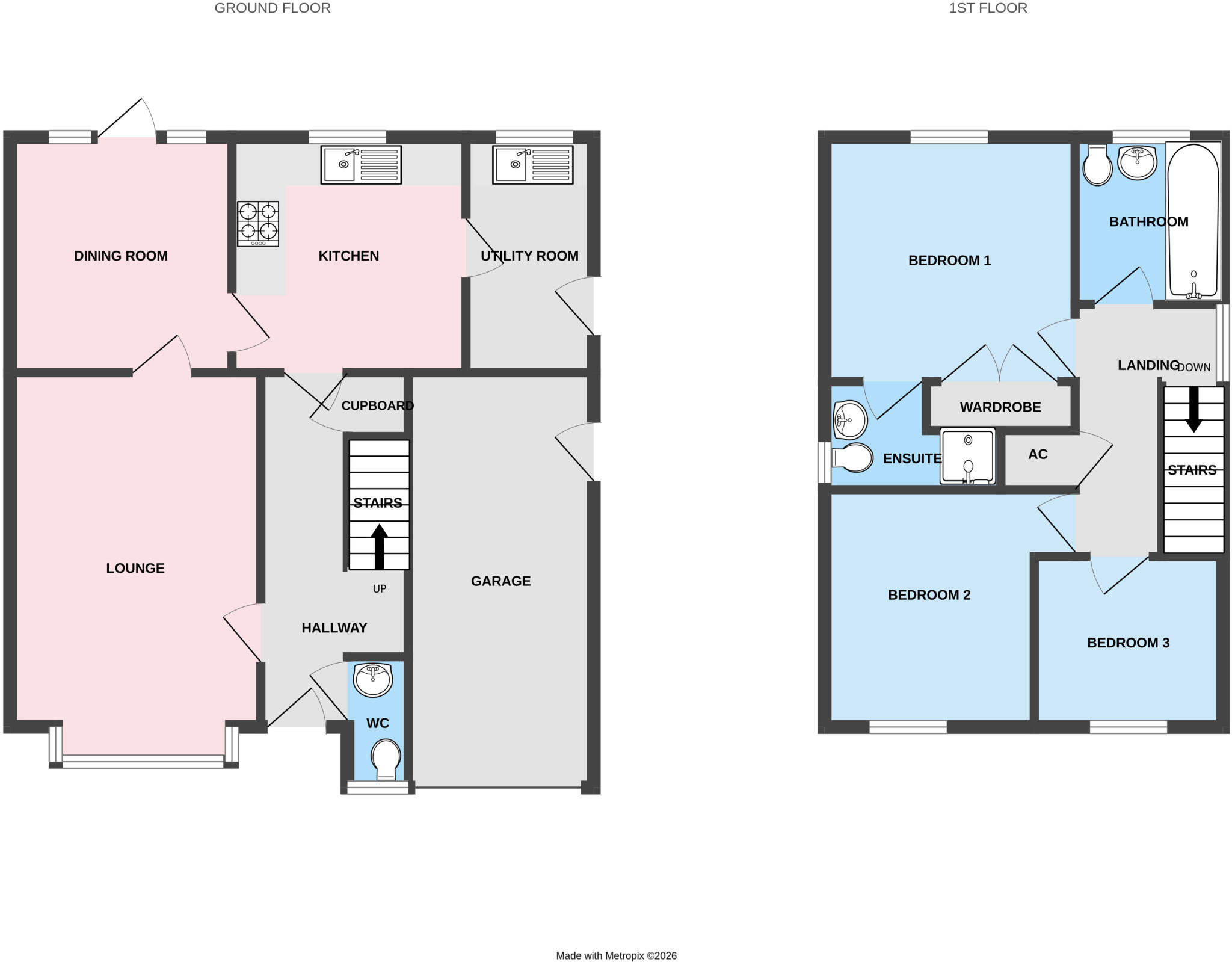 Tullis Close, Stafford, Staffordshire, ST16 floorplan
