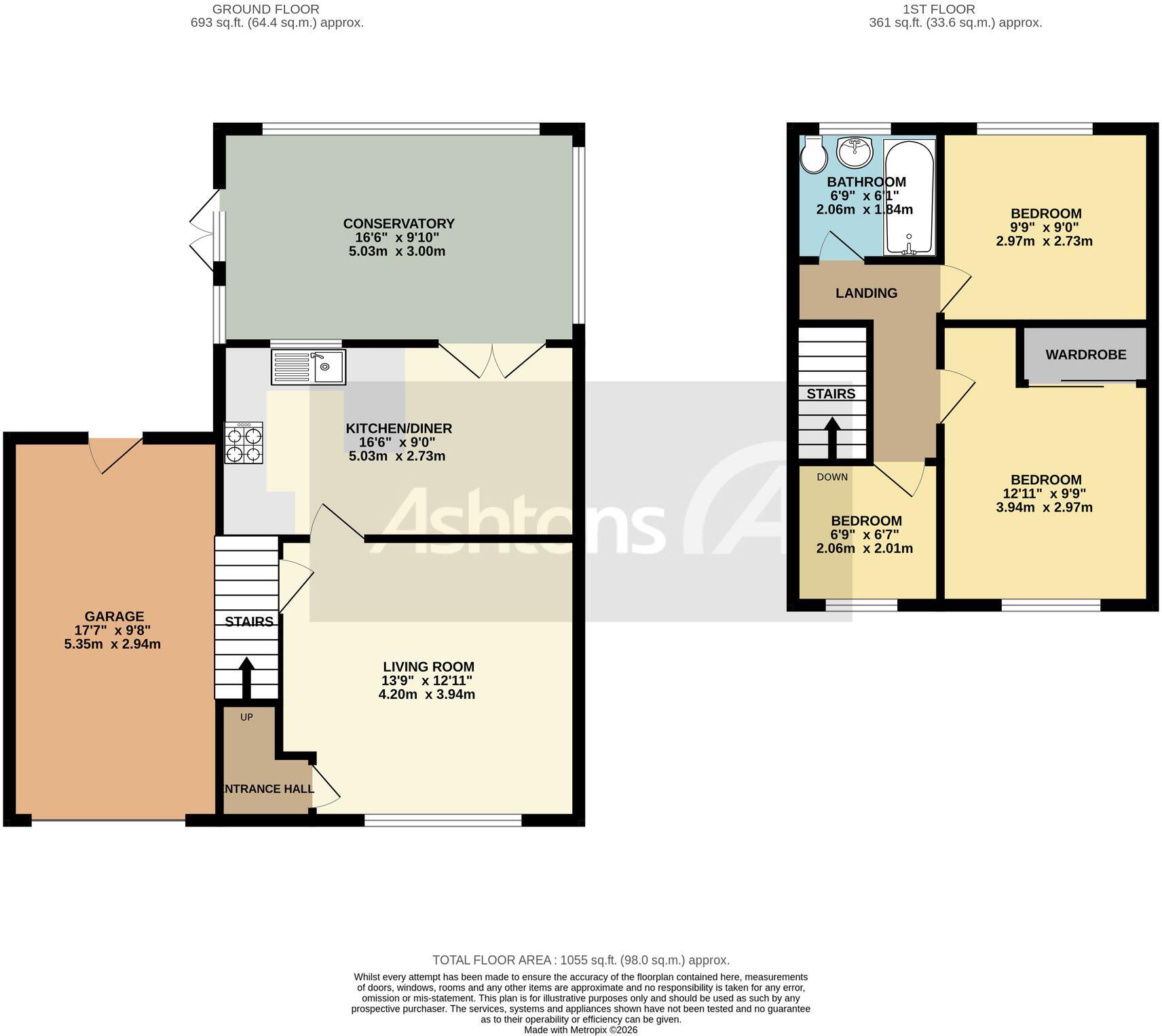 Keyes Close, Birchwood, WA3 floorplan