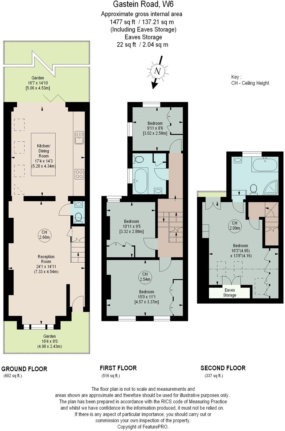 Gastein Road, Fulham, London, W6 floorplan
