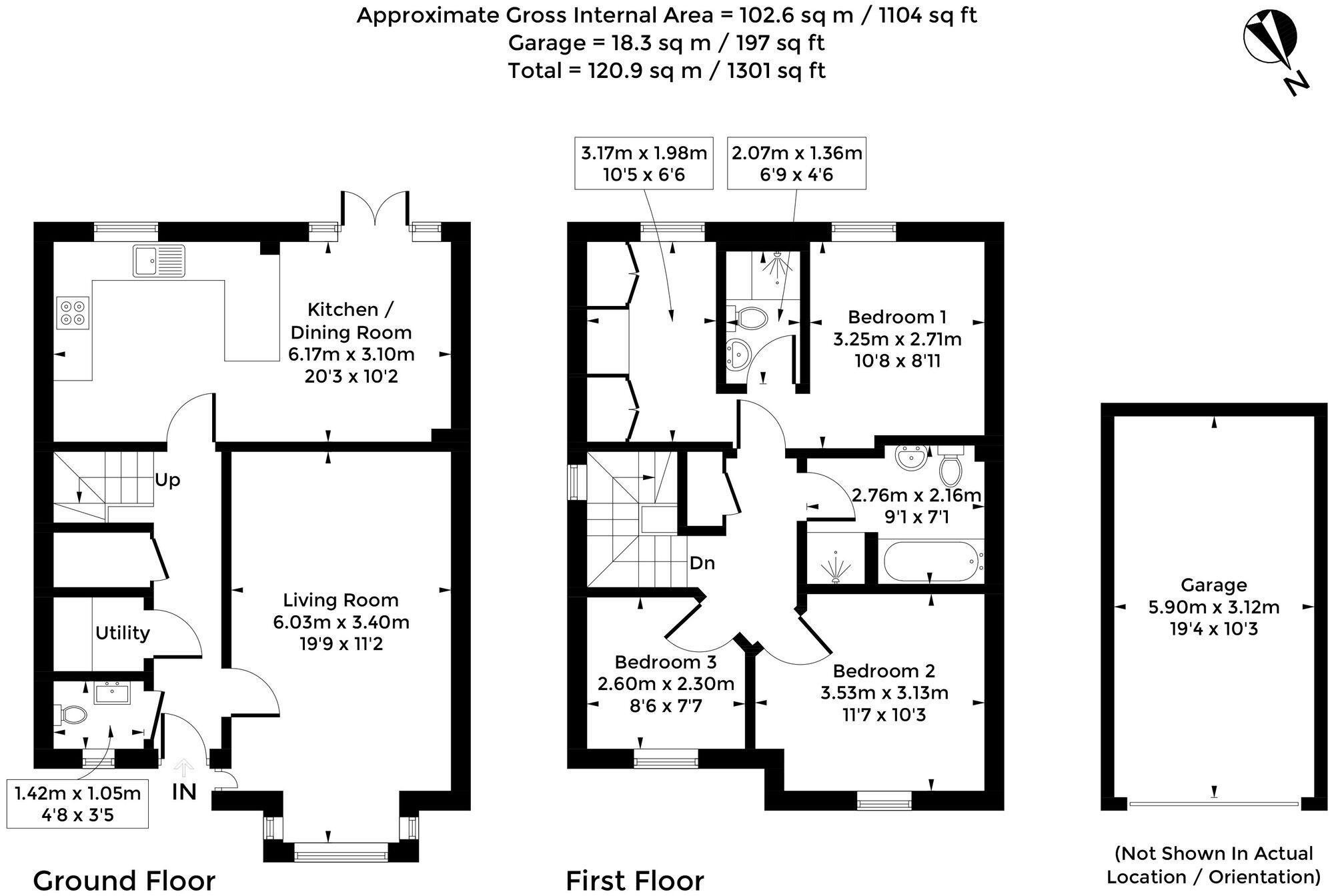 Hardcastle Drive, Kingston Bagpuize, OX13 floorplan