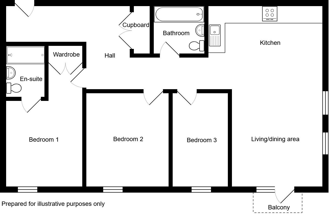 606 Indigo Point, Cattle Market Road, Peterborough floorplan