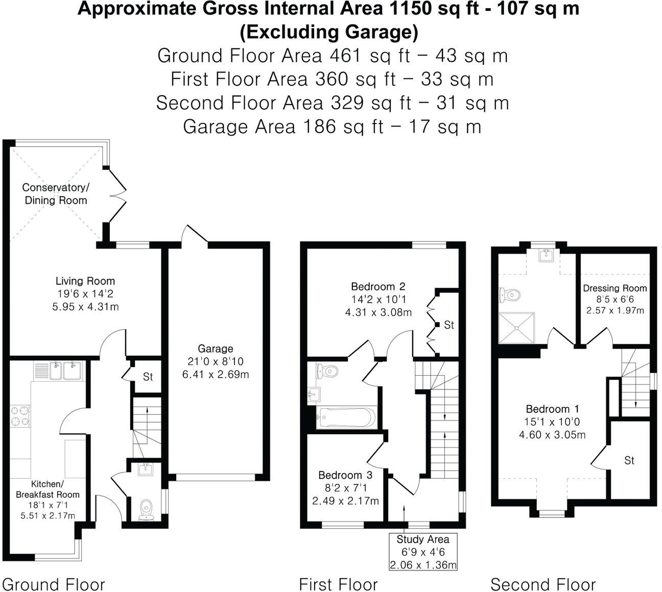 Macdowall Road, Guildford, GU2 floorplan