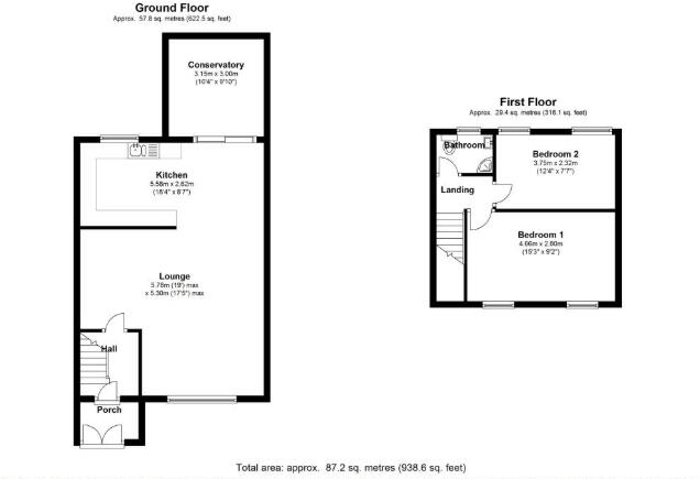 Hollyfield, Harlow, Essex floorplan