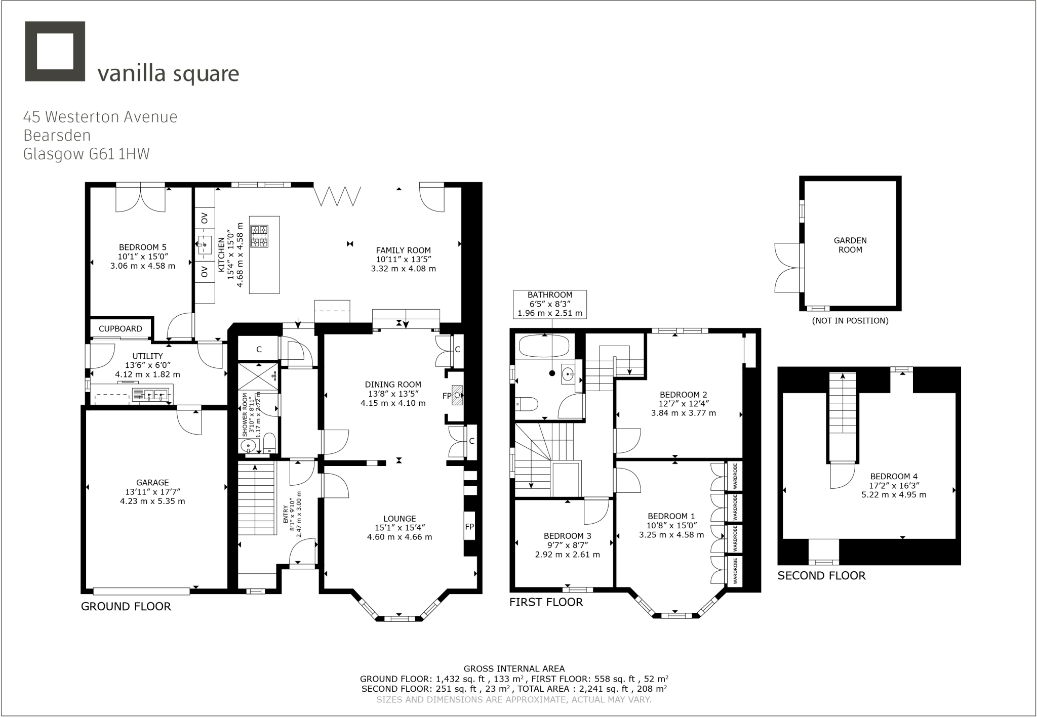 Westerton Avenue, Bearsden floorplan