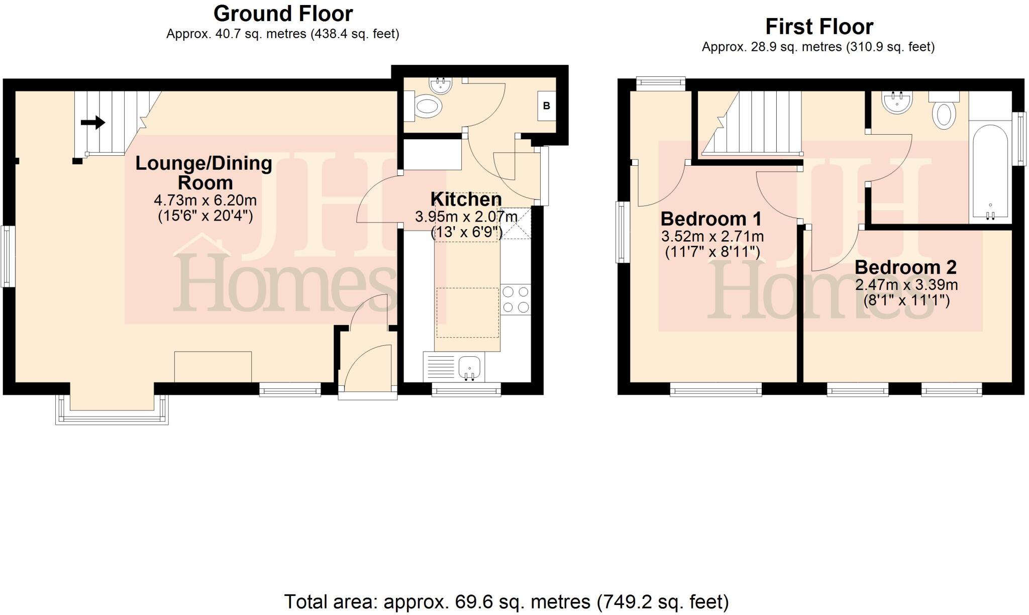 Nelson Street, Dalton-in-Furness, Cumbria floorplan