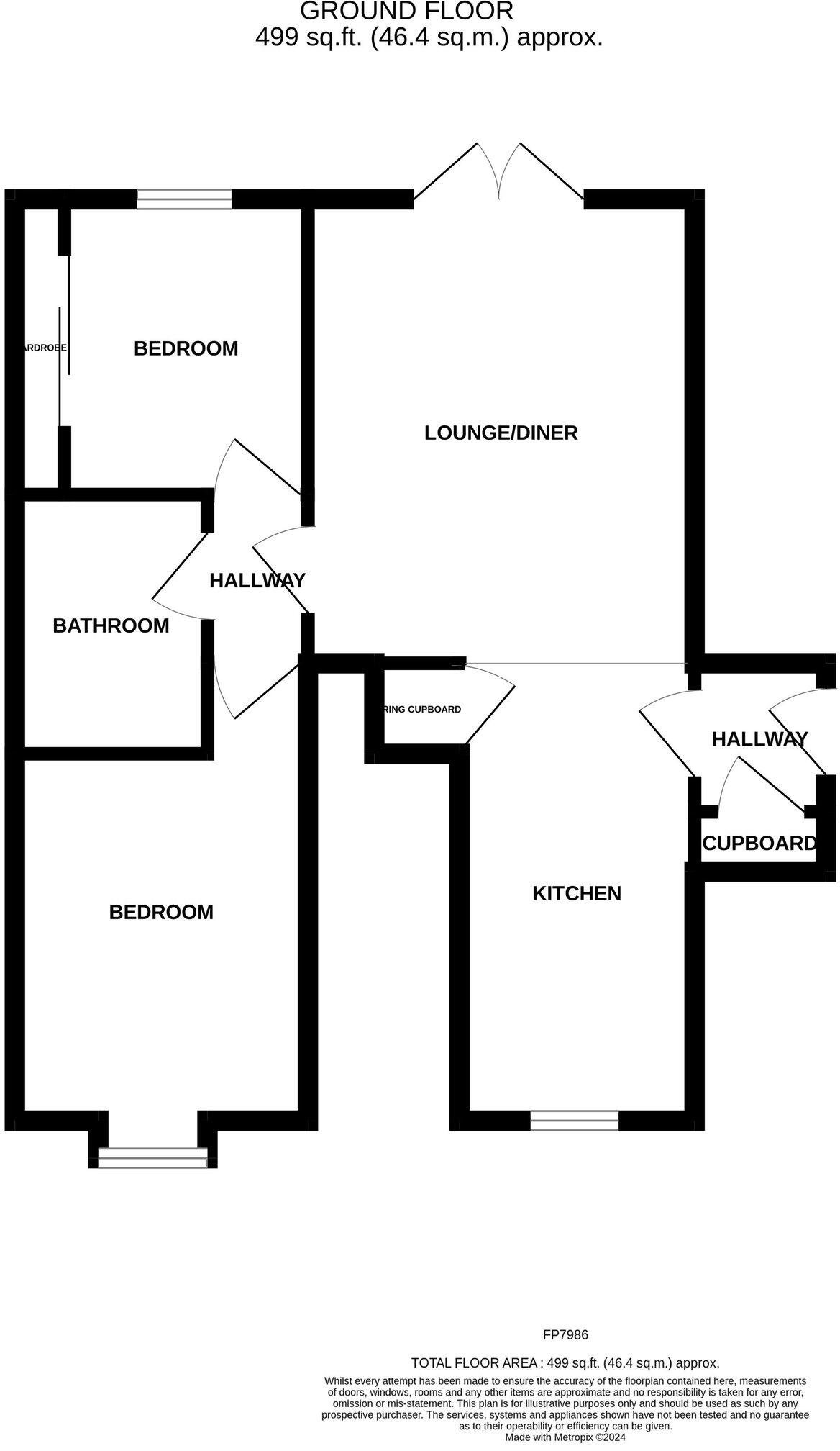 Llys Wynne, Llandudno Junction, LL31 9HD floorplan