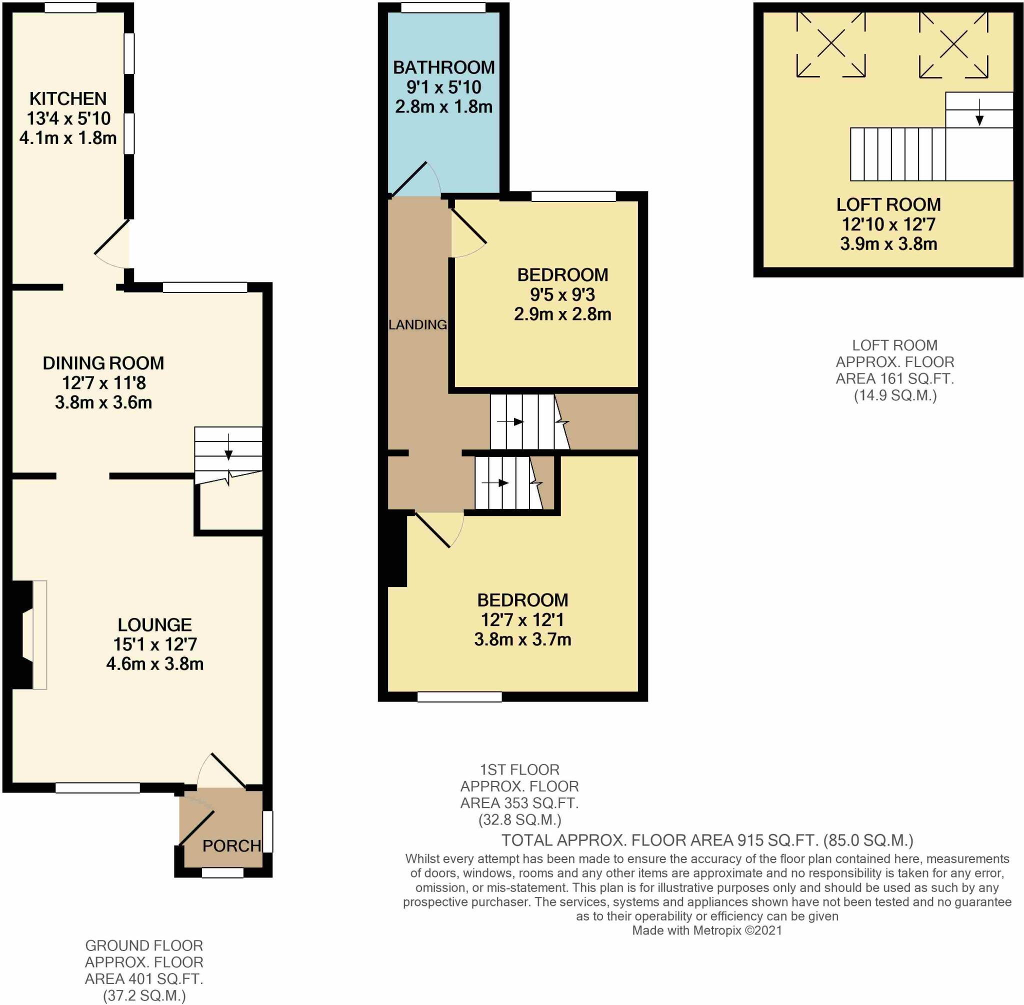 Preston Road, Coppull floorplan