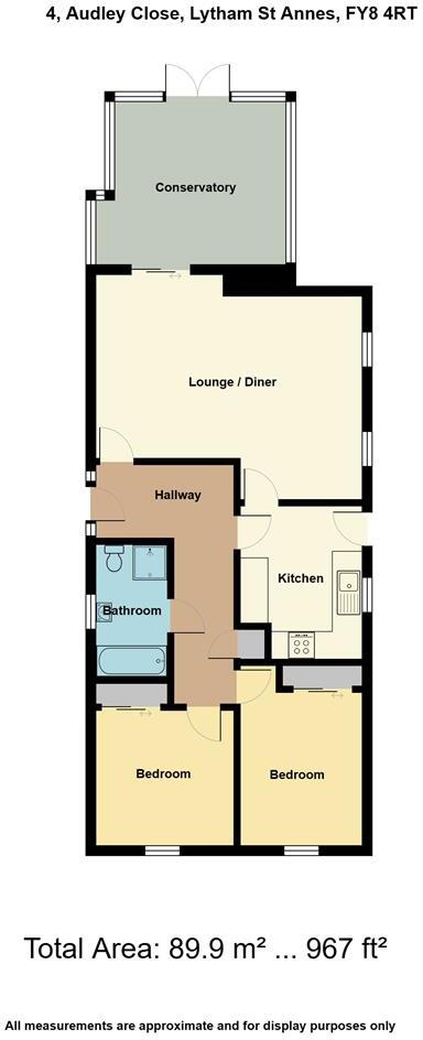 Audley Close, Lytham floorplan