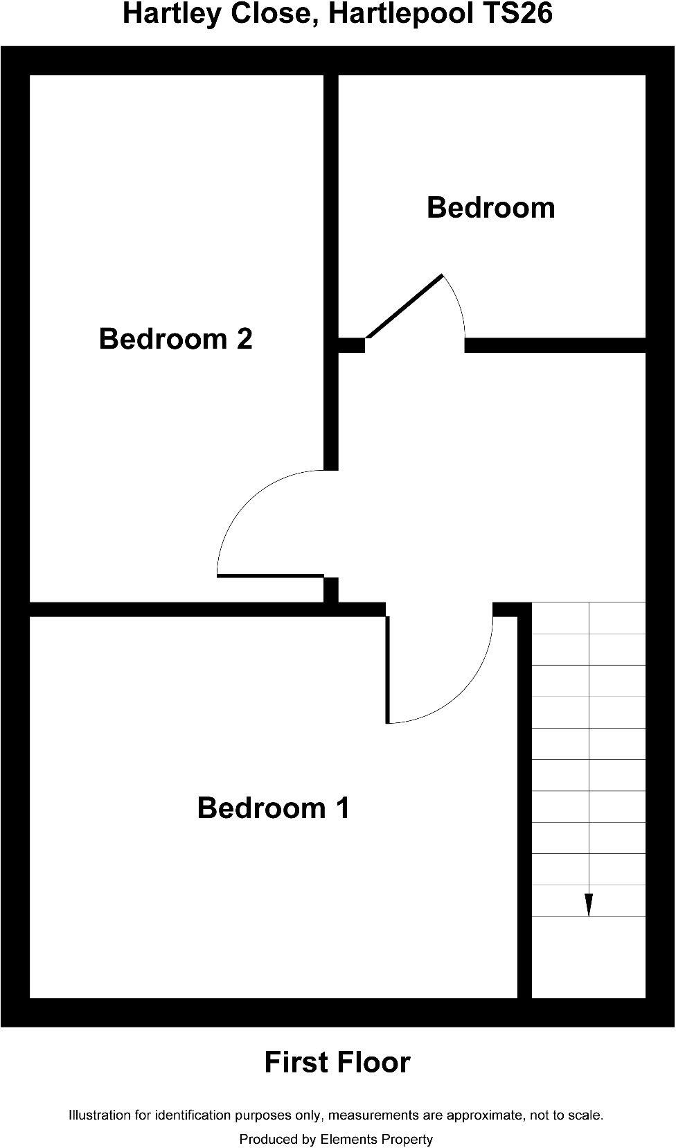 Hartley Close, Hartlepool floorplan