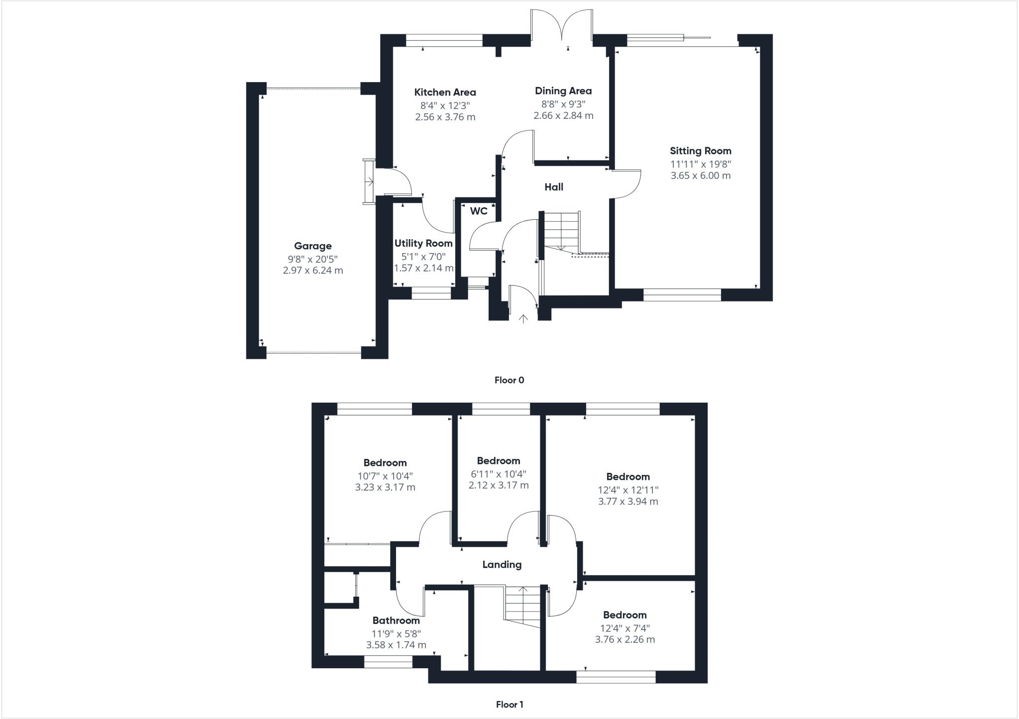 Appleby Close, Ipswich, Suffolk, IP2 floorplan