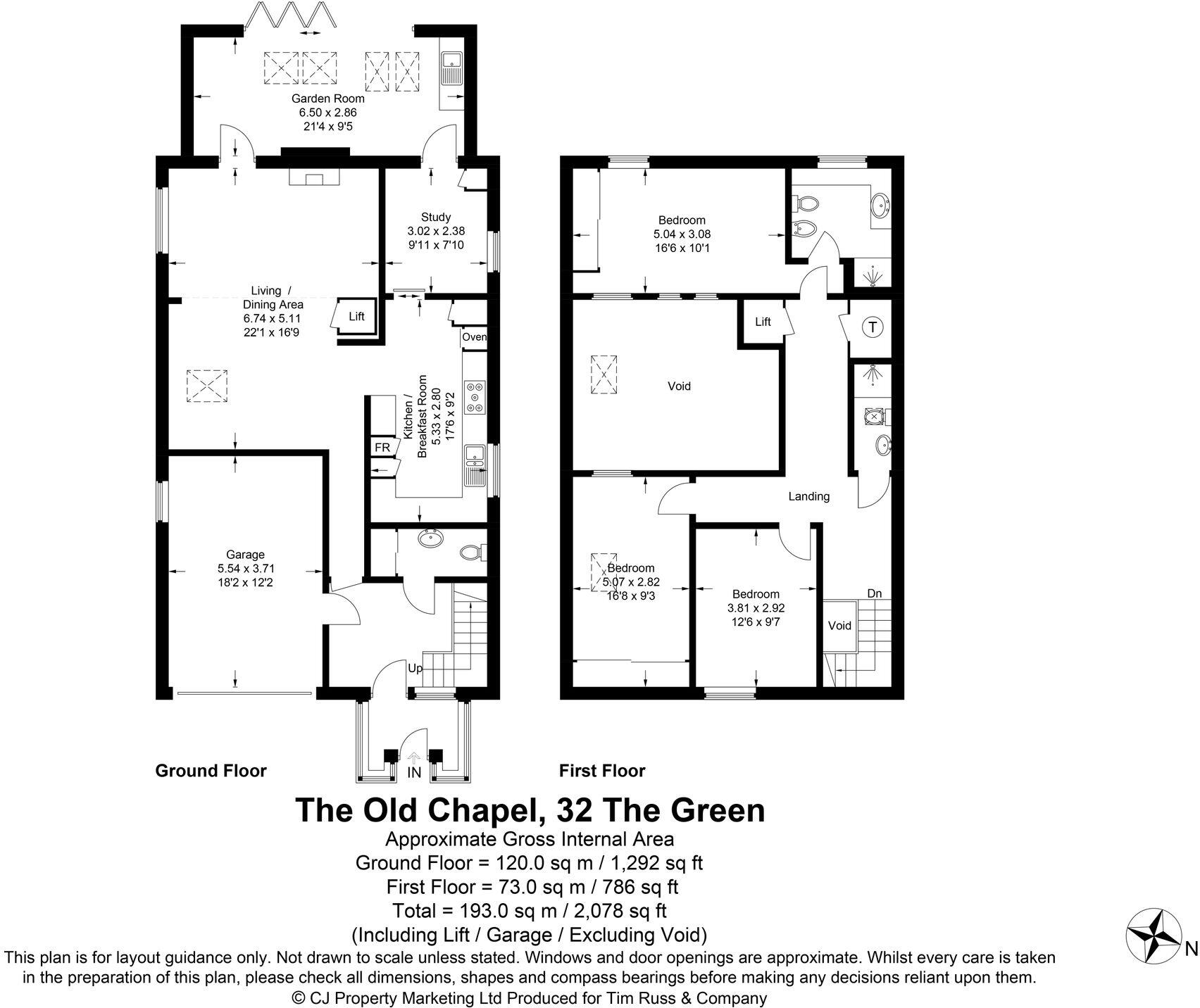 The Old Chapel, The Green, Brill, HP18 floorplan