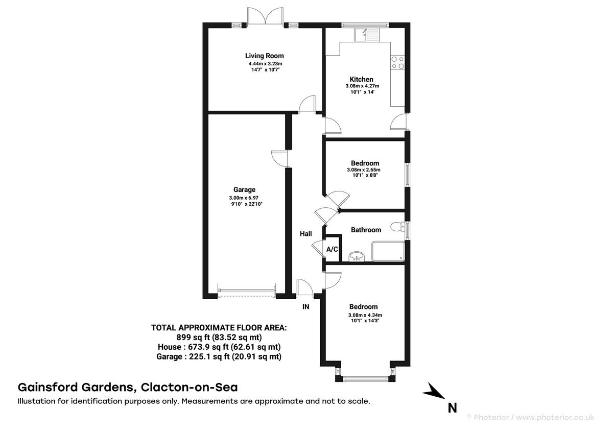 Gainsford Gardens, Clacton-on-sea, CO15 floorplan
