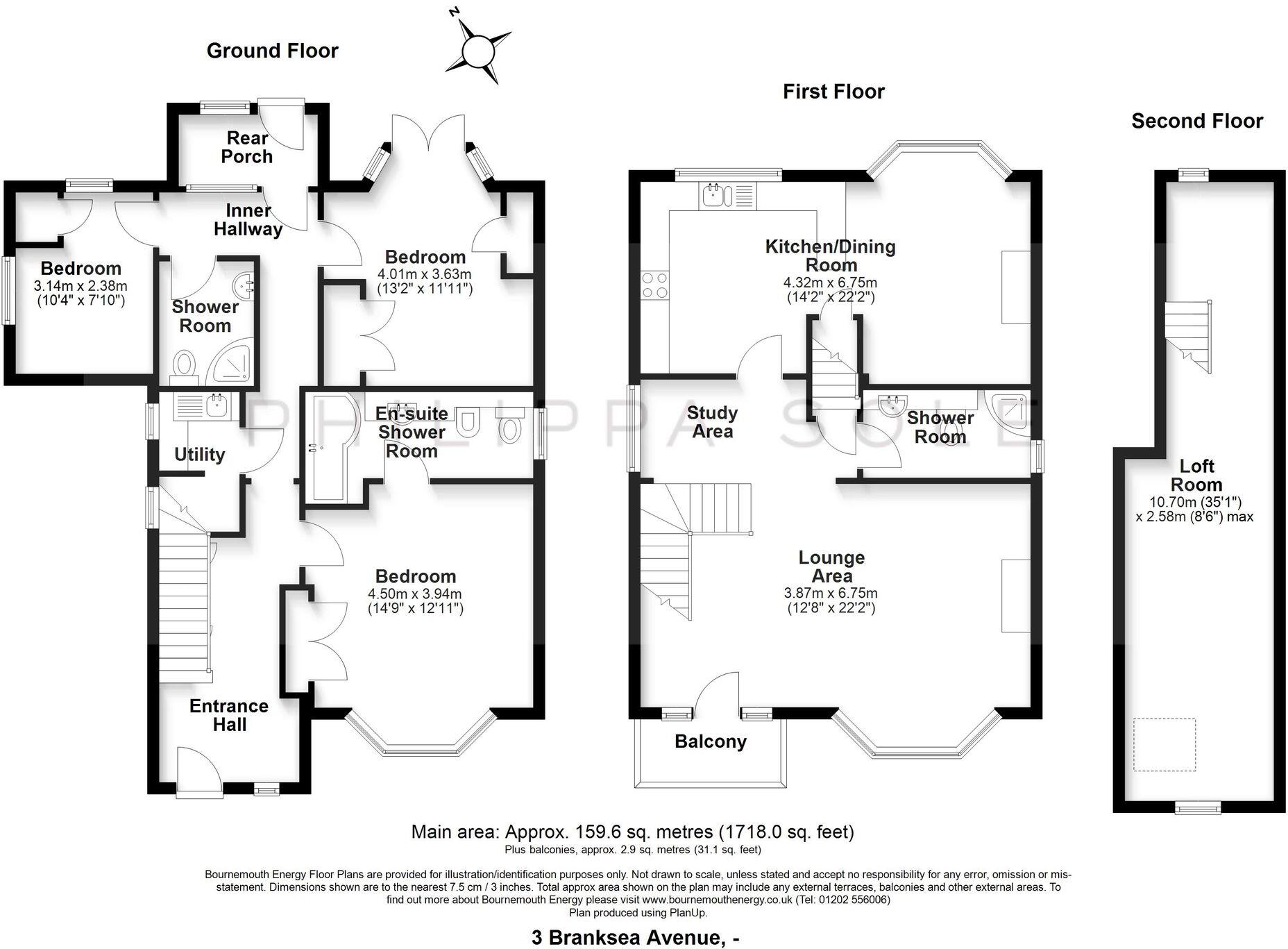 Branksea Avenue, Poole, BH15 floorplan