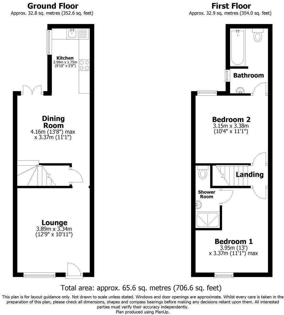 27/28 - Brook Street - en suite student house floorplan
