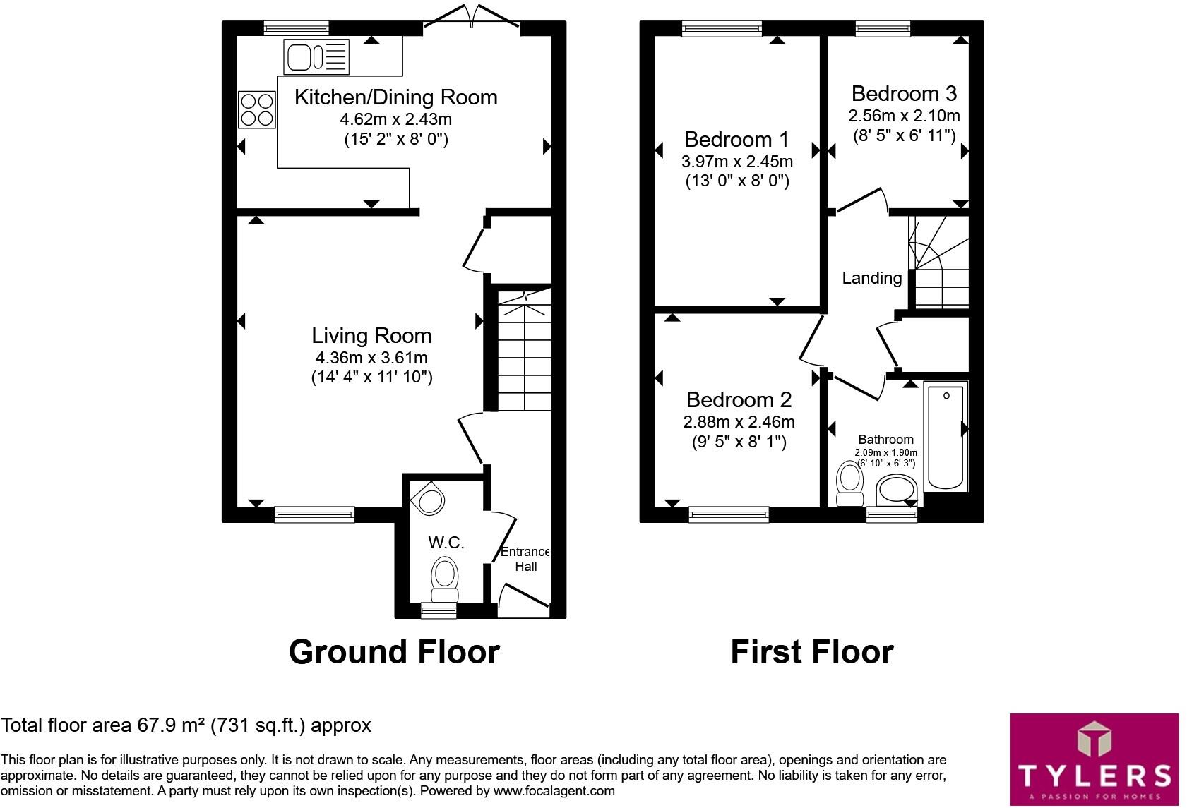 King James Close, Fordham, Ely floorplan