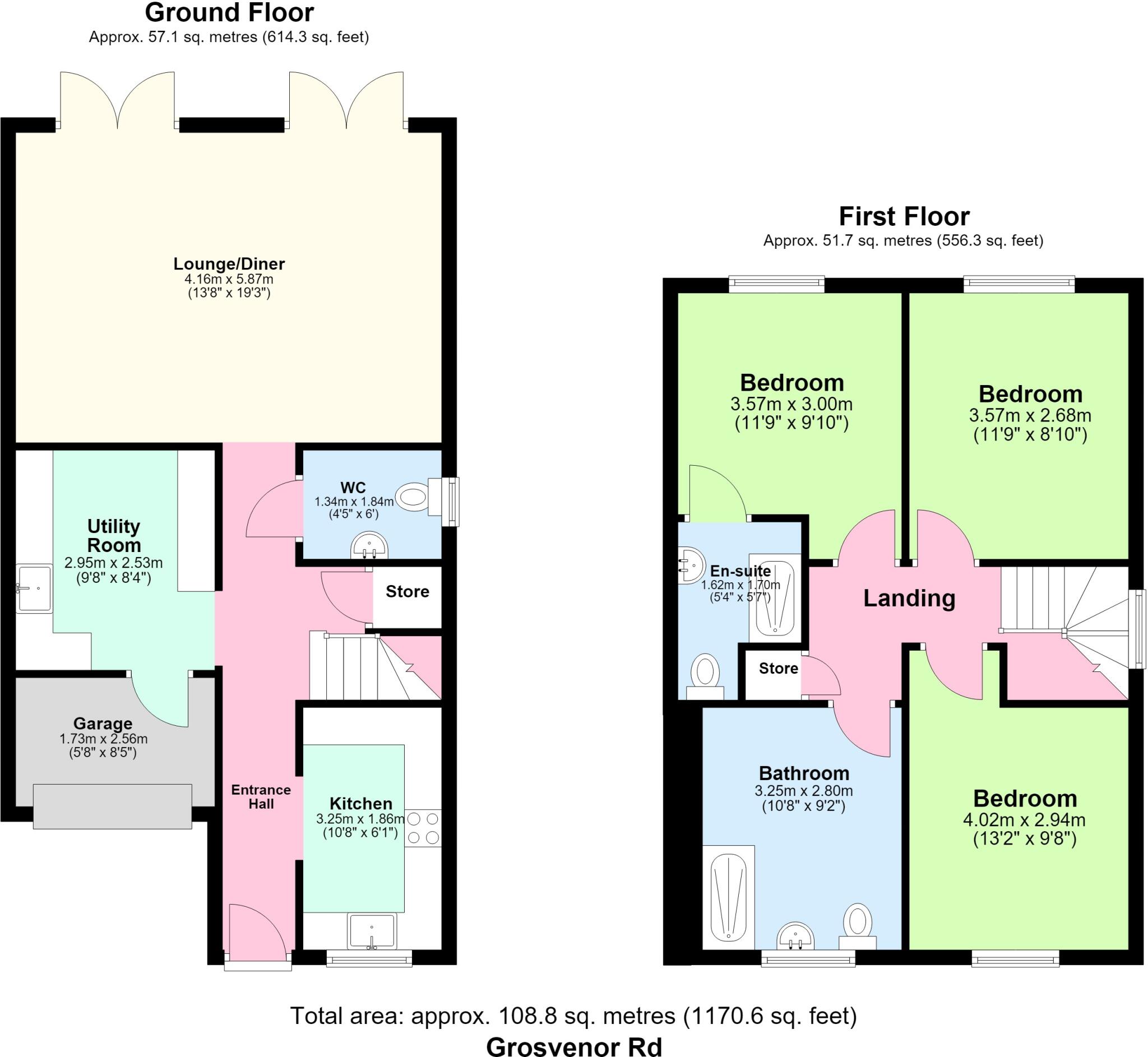 GROSVENOR ROAD, Orsett floorplan