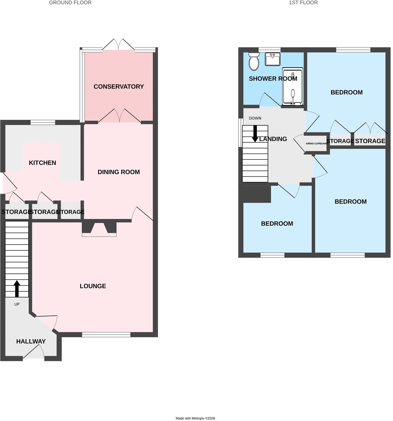 Chaffinch Way, Sundorne Grove, Shrewsbury, SY1 floorplan