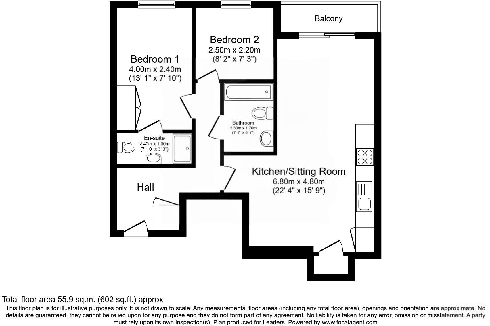 1, Gunwharf Quays, Portsmouth, Hampshire, PO1 floorplan