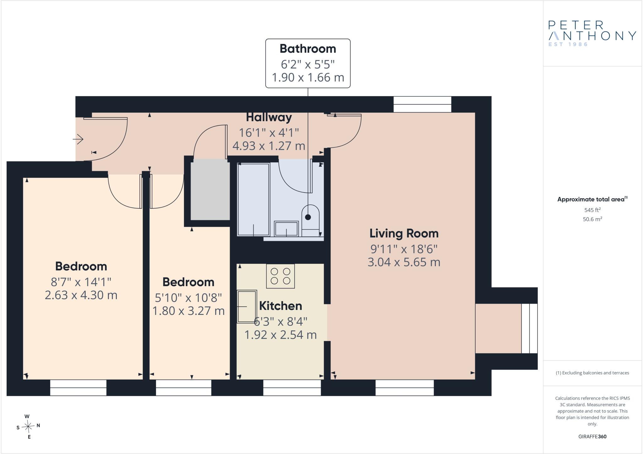 Monroe Close, Salford, Greater Manchester, M6 floorplan
