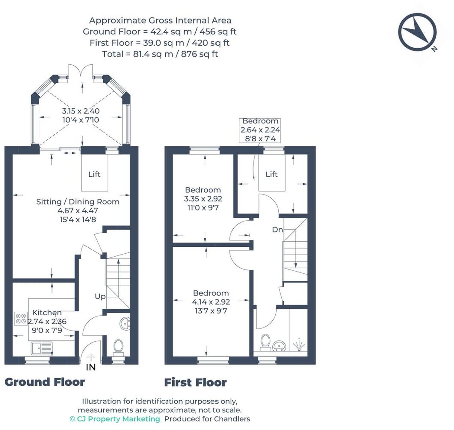 Alexander Gate, Stevenage, SG1 floorplan
