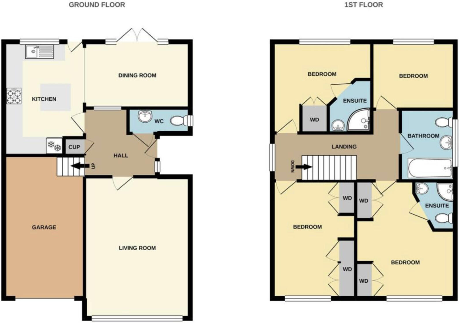 Maple Avenue, Nottingham, NG10 5EF floorplan