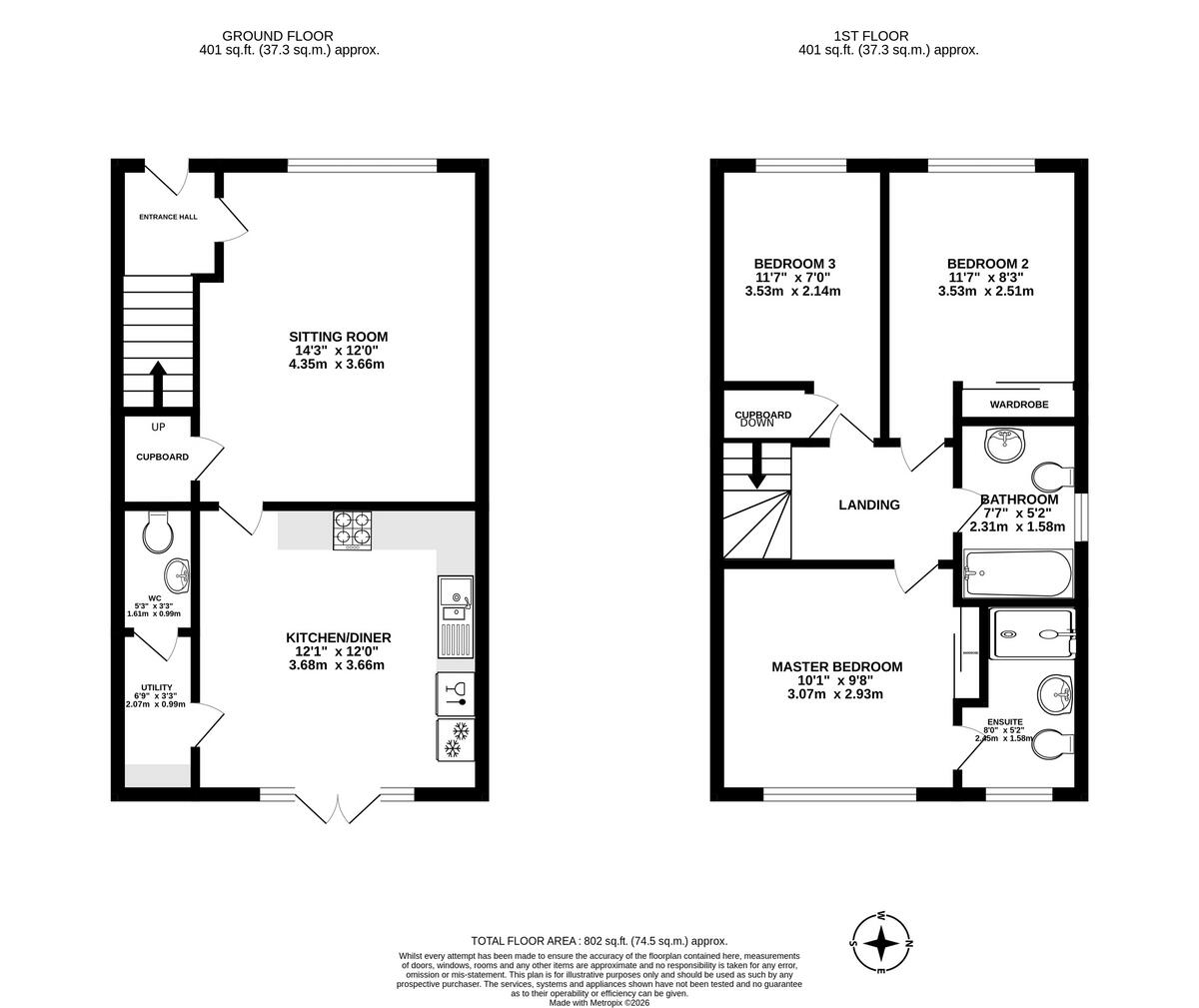 Moorhen Grove, Southam, CV47 floorplan