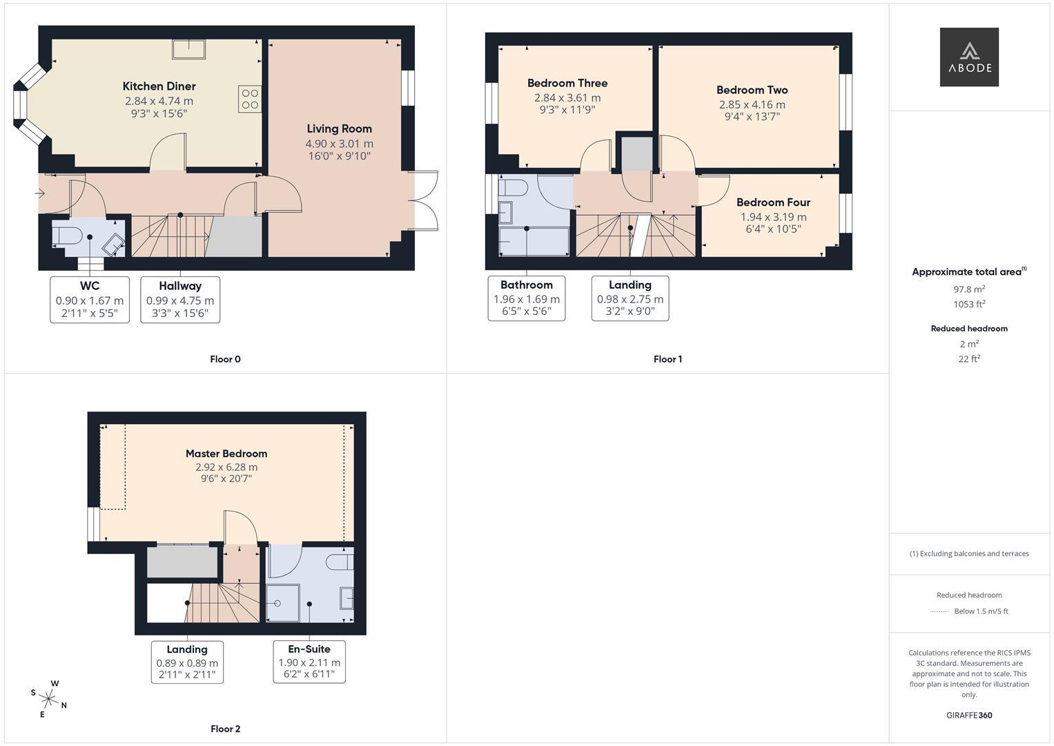 Aire Close, Hilton, Derby floorplan
