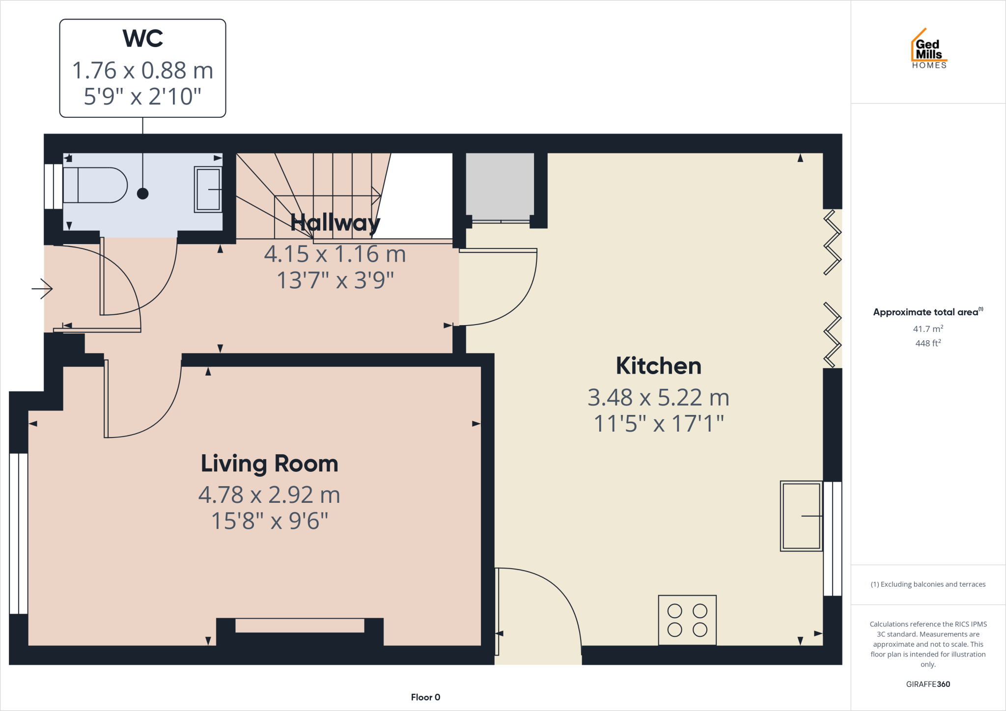 9, Sapphire Drive, Poulton floorplan