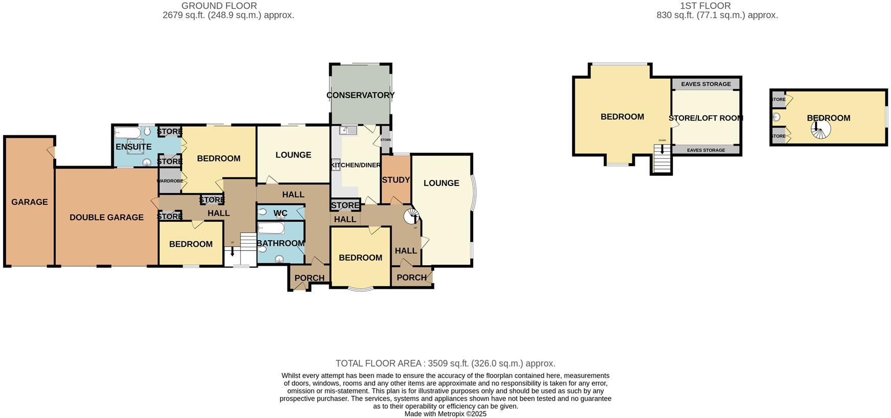 Hall Lane, Lathom floorplan