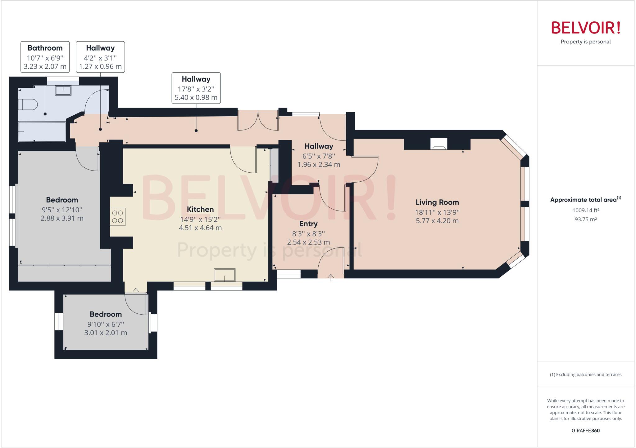 2 Kennedy Road, Kingsland, Shrewsbury, SY3 floorplan