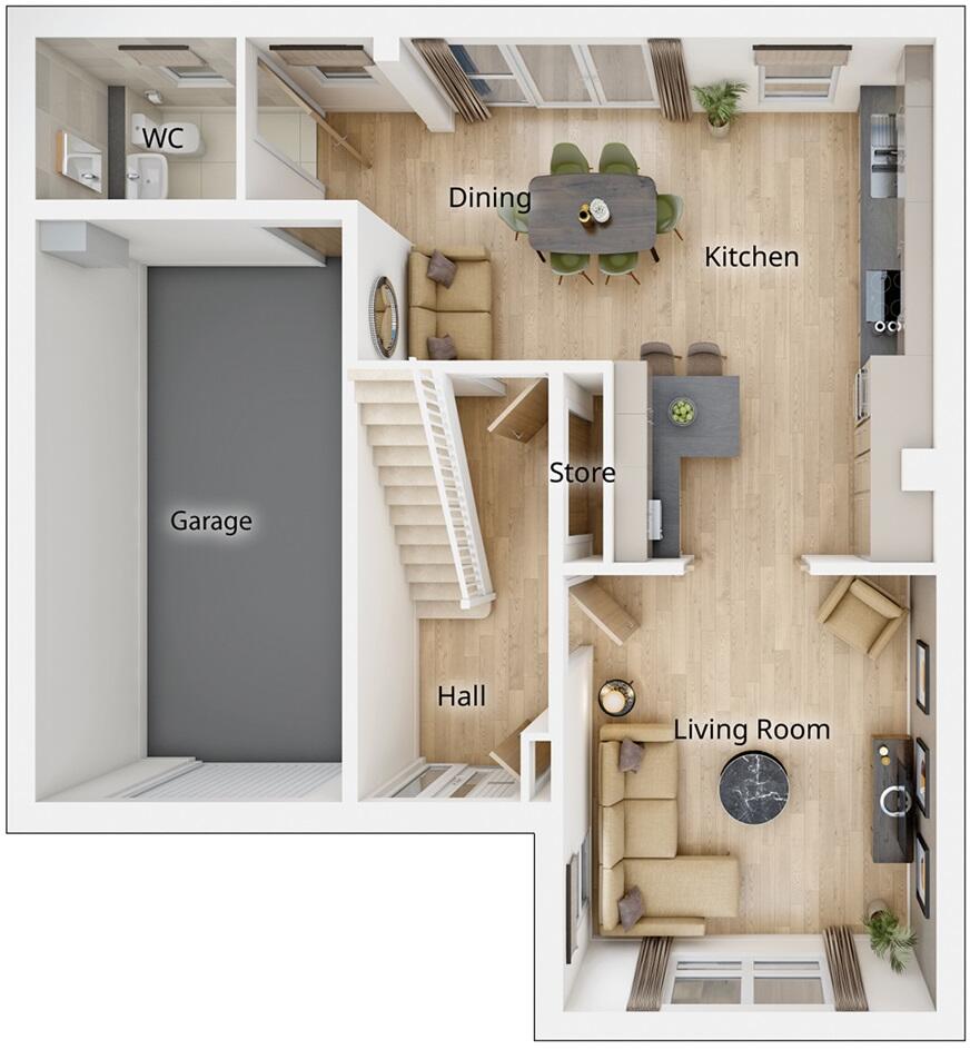 Off Corby Craig Terrace,
Bilston,
Midlothian,
EH25 9TH floorplan