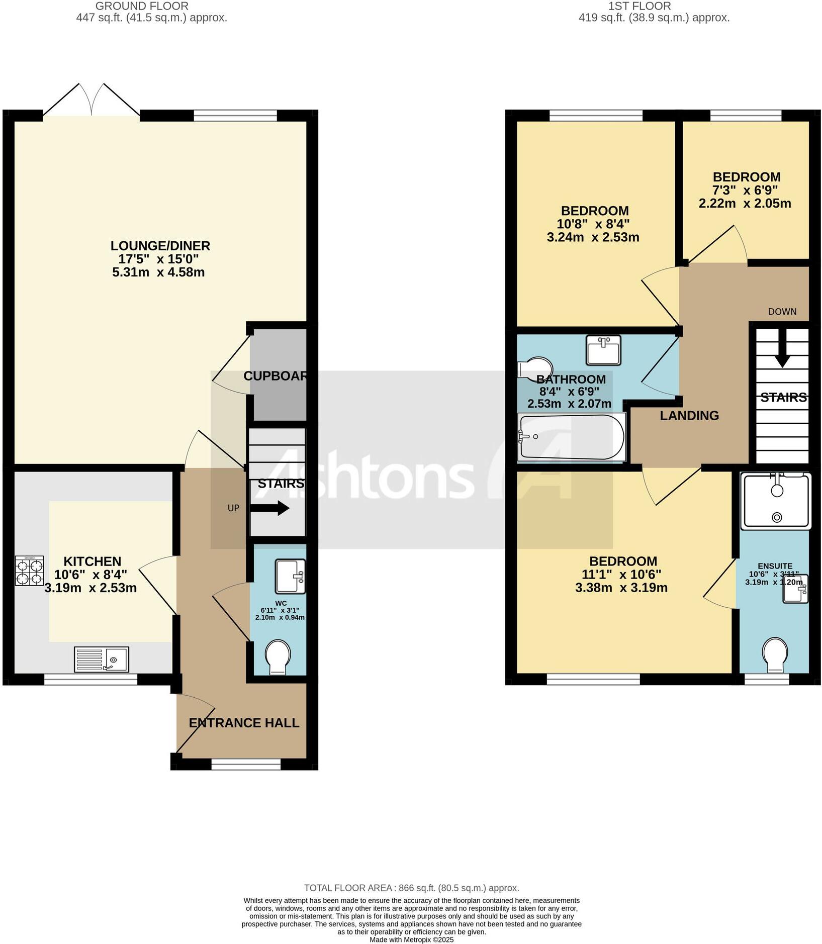 Spires Gardens, Winwick, WA2 floorplan