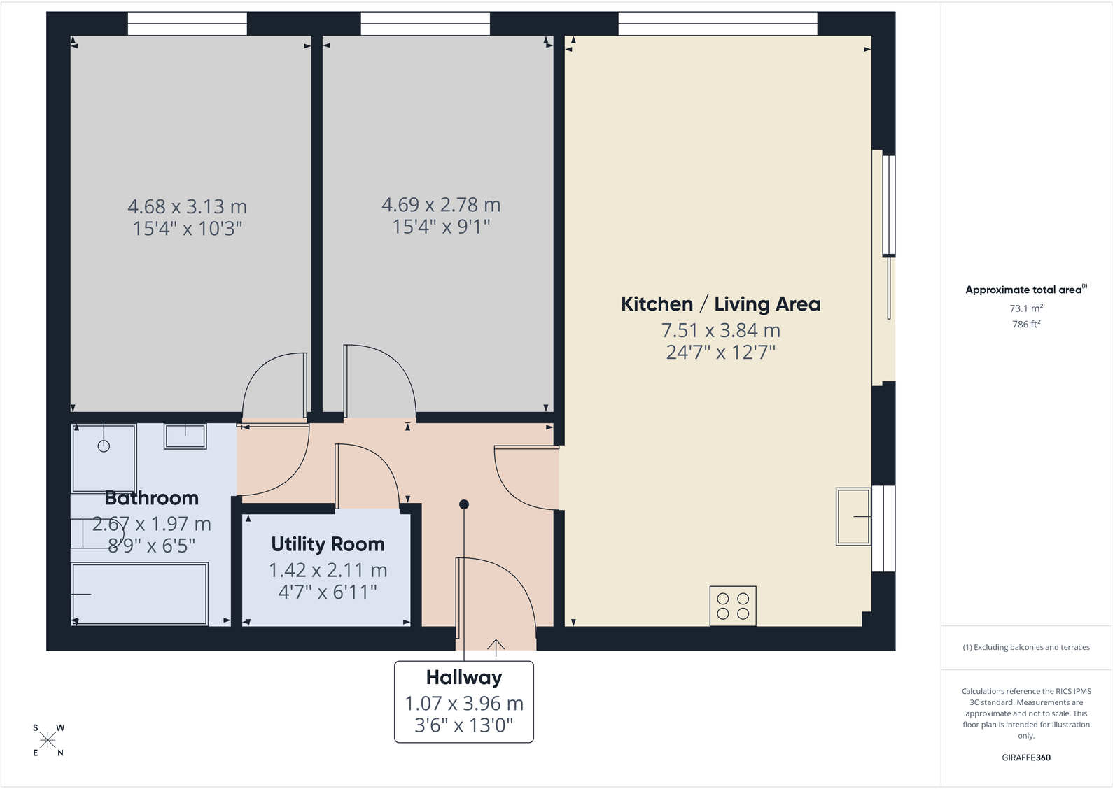 Sonny Rae Villa, Thurlow Road, Torquay floorplan