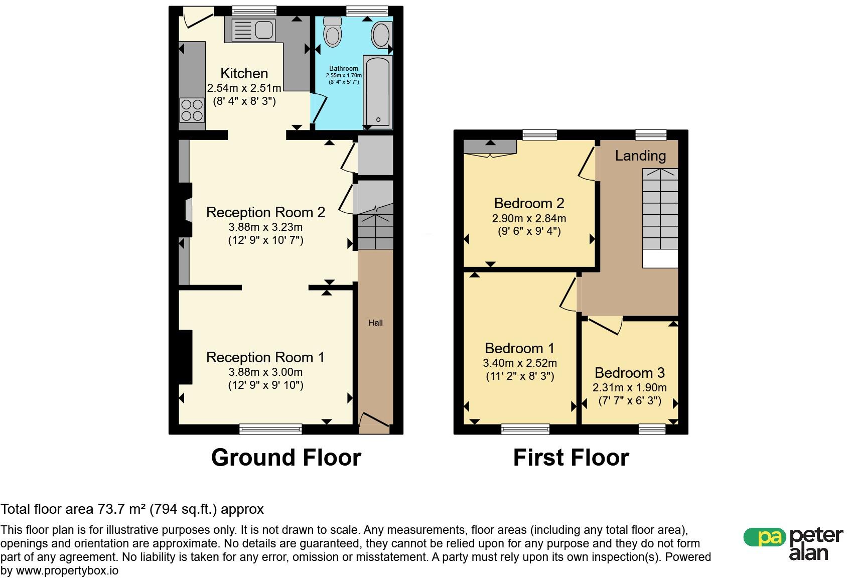Railway Terrace, Fforestfach, Swansea floorplan