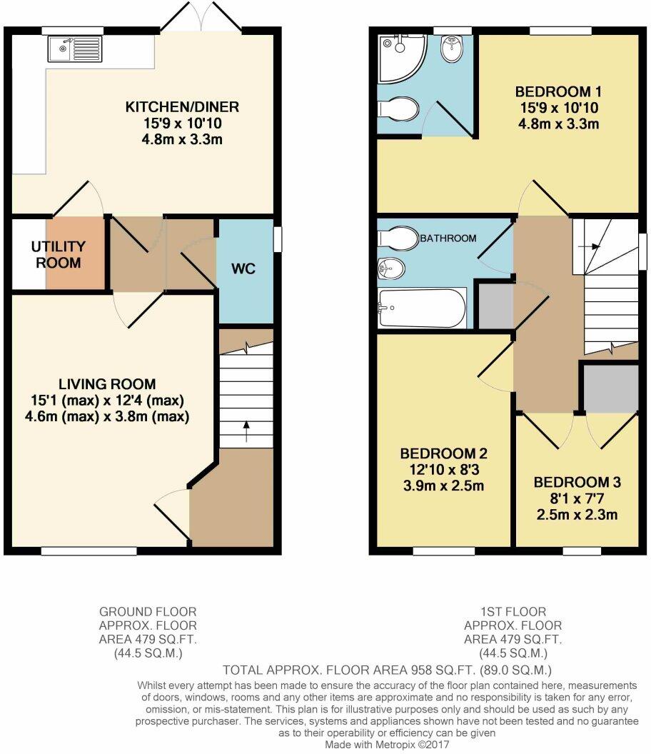 1 Old Bakery Close, Ratby floorplan